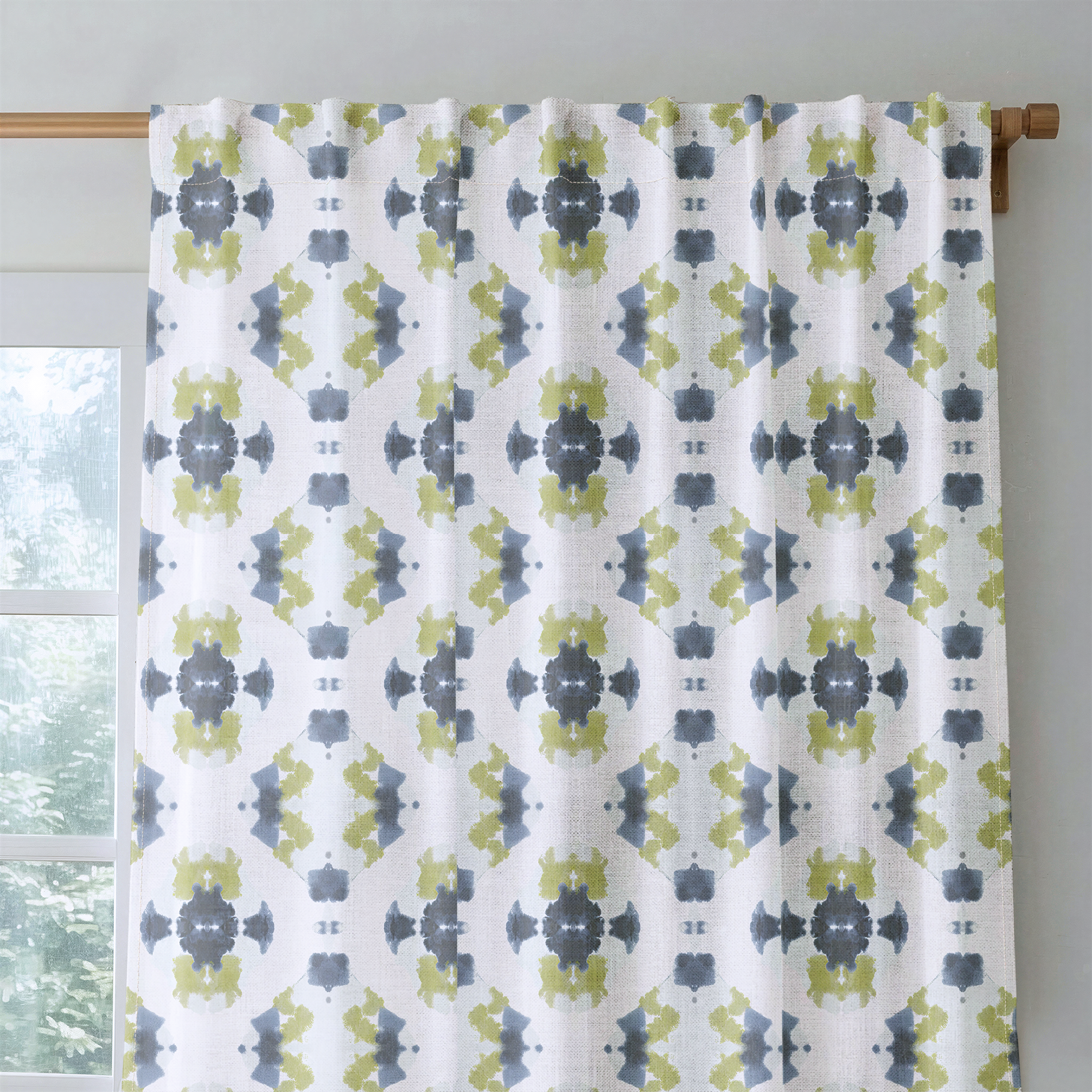 Indigo Clover - Drapery — rod