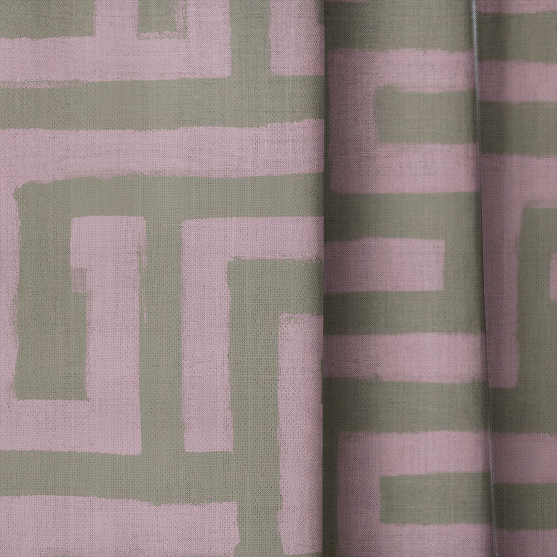 Kensington Maze - Drapery — close up