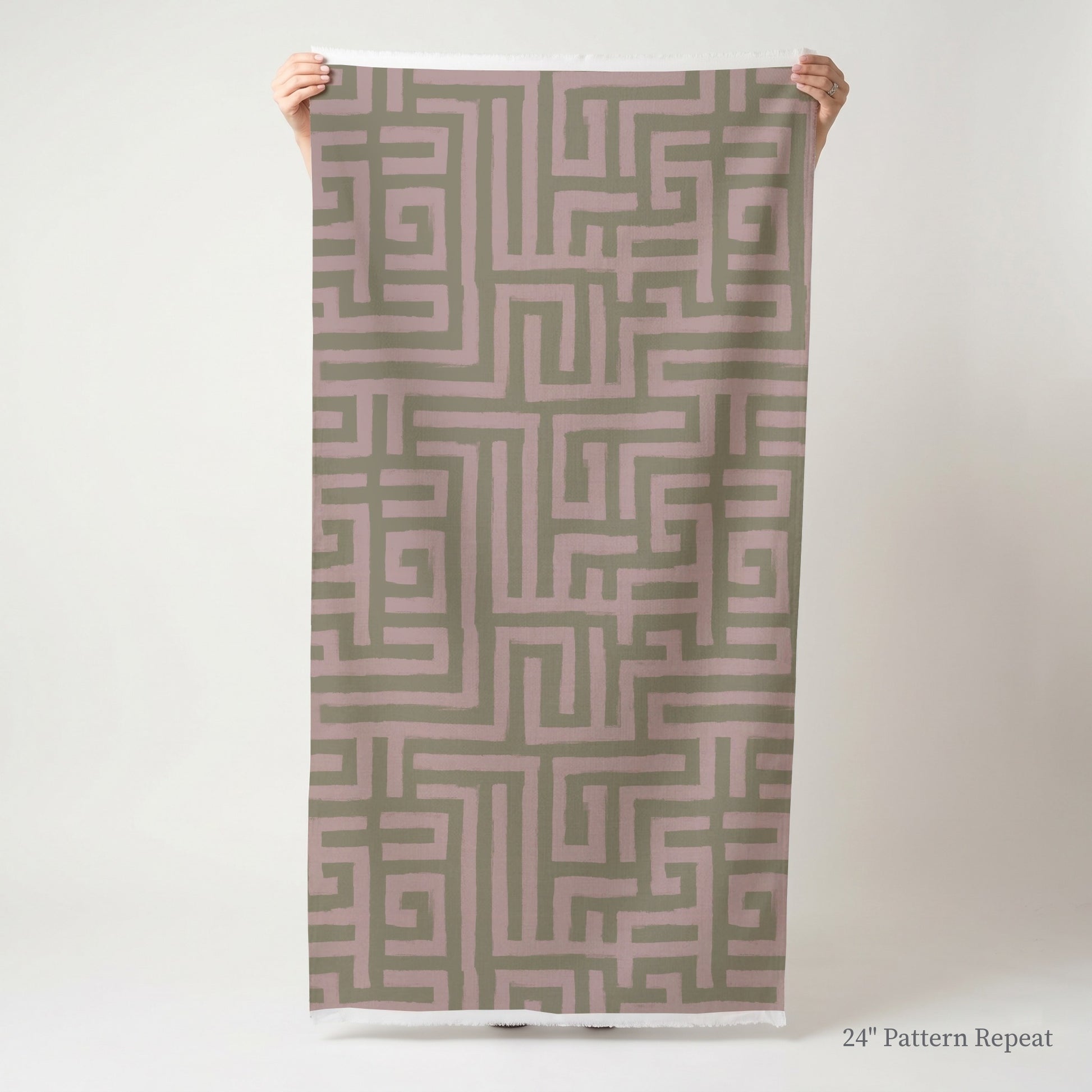 Kensington Maze Fabric by the Yard