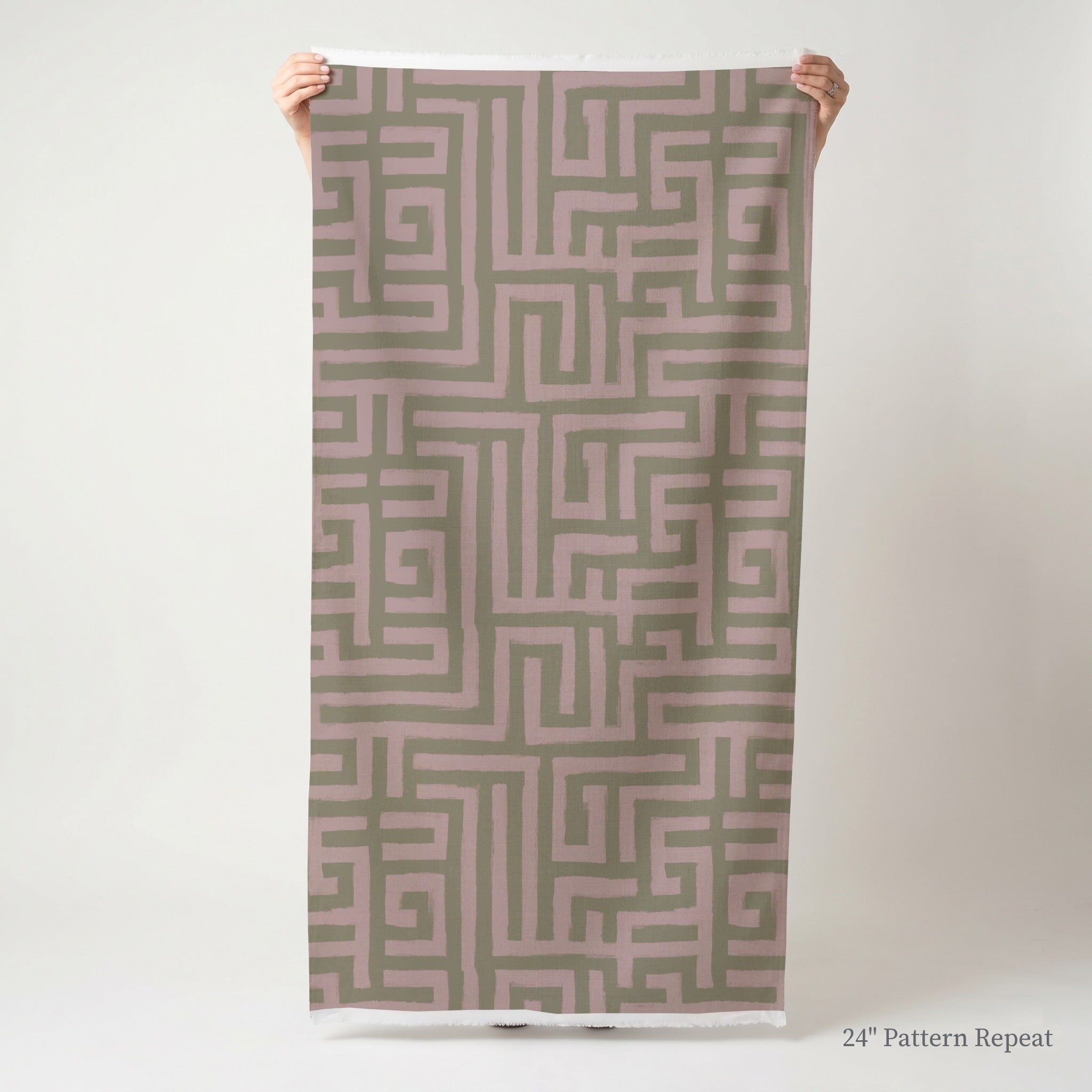 Kensington Maze Fabric by the Yard