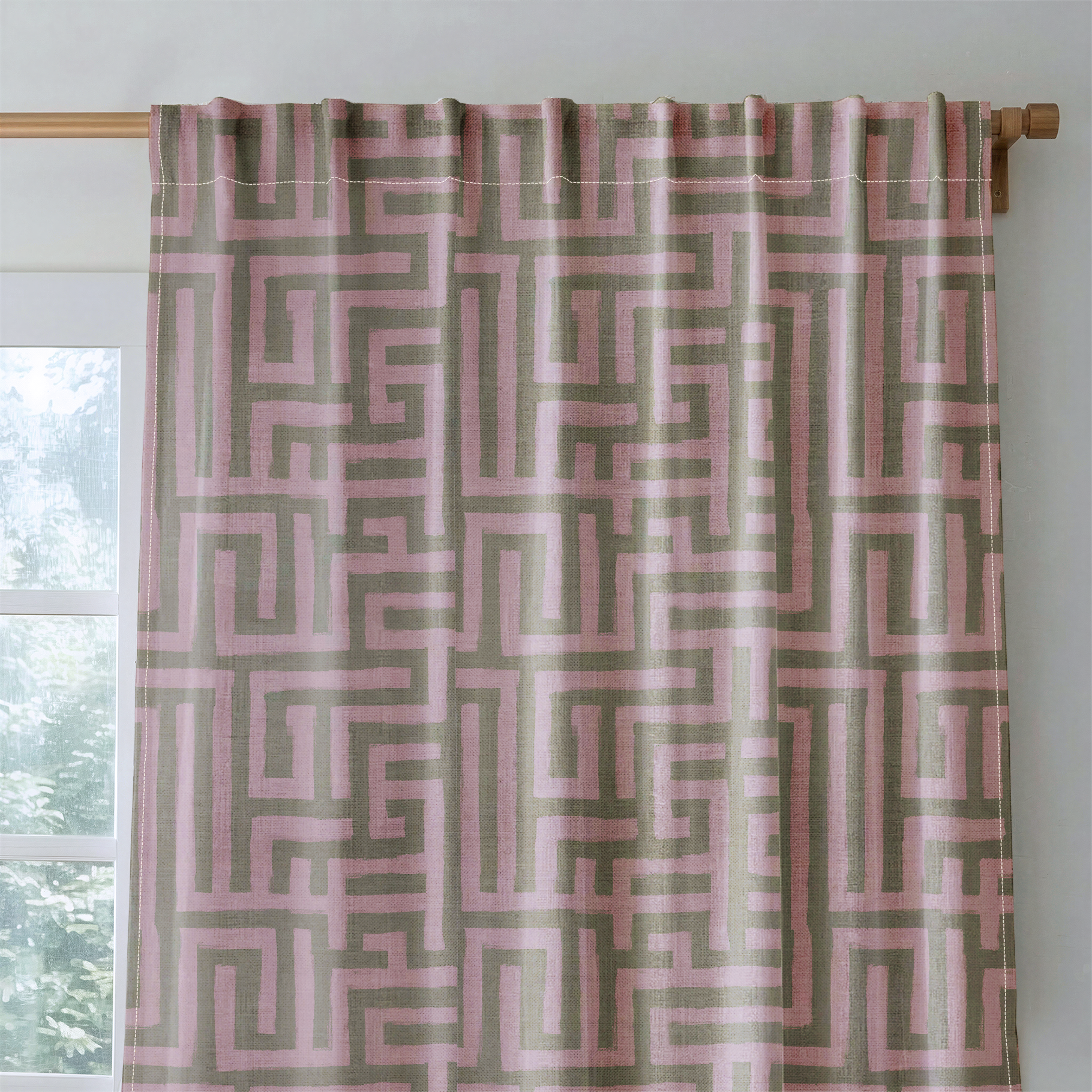 Kensington Maze - Drapery — rod