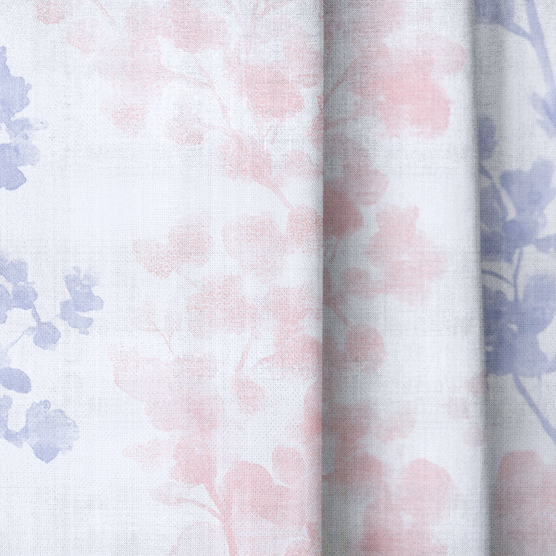 Violet - Drapery — close up