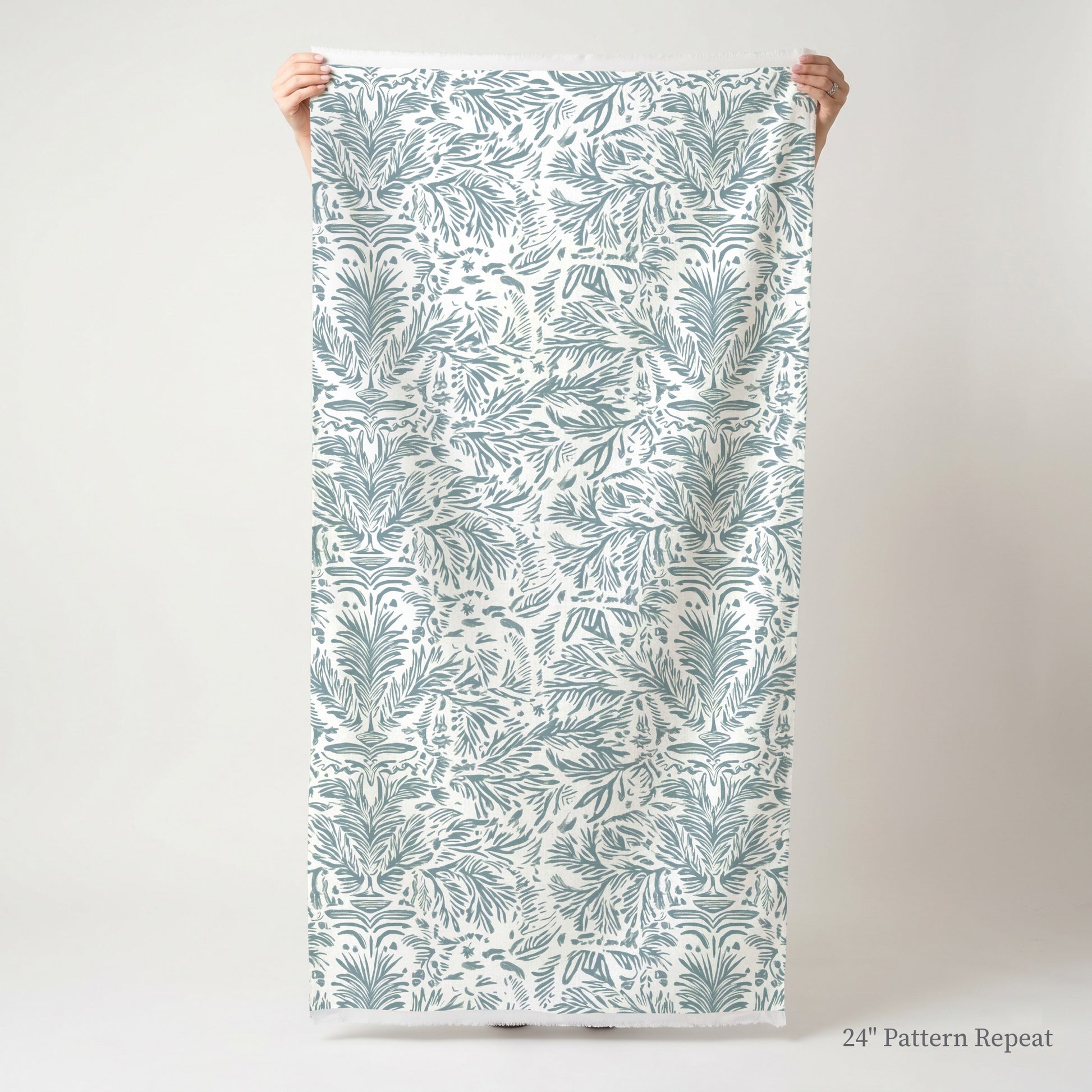 Miss Magnolia Blue Fabric by the Yard