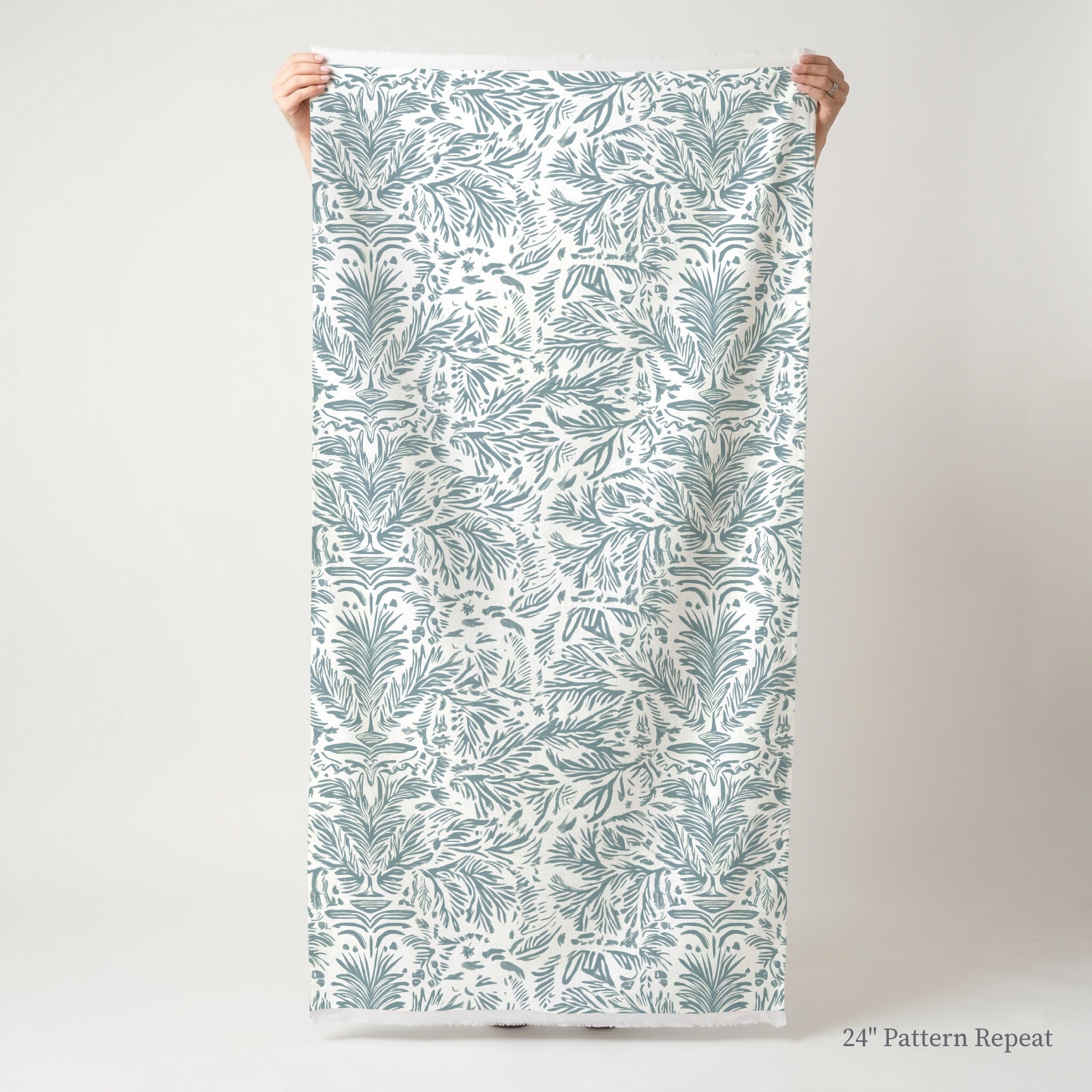 Miss Magnolia Blue Fabric by the Yard