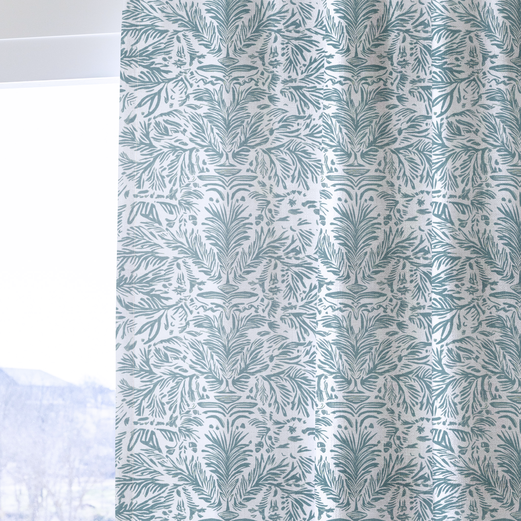 Miss Magnolia Blue - Drapery — one panel