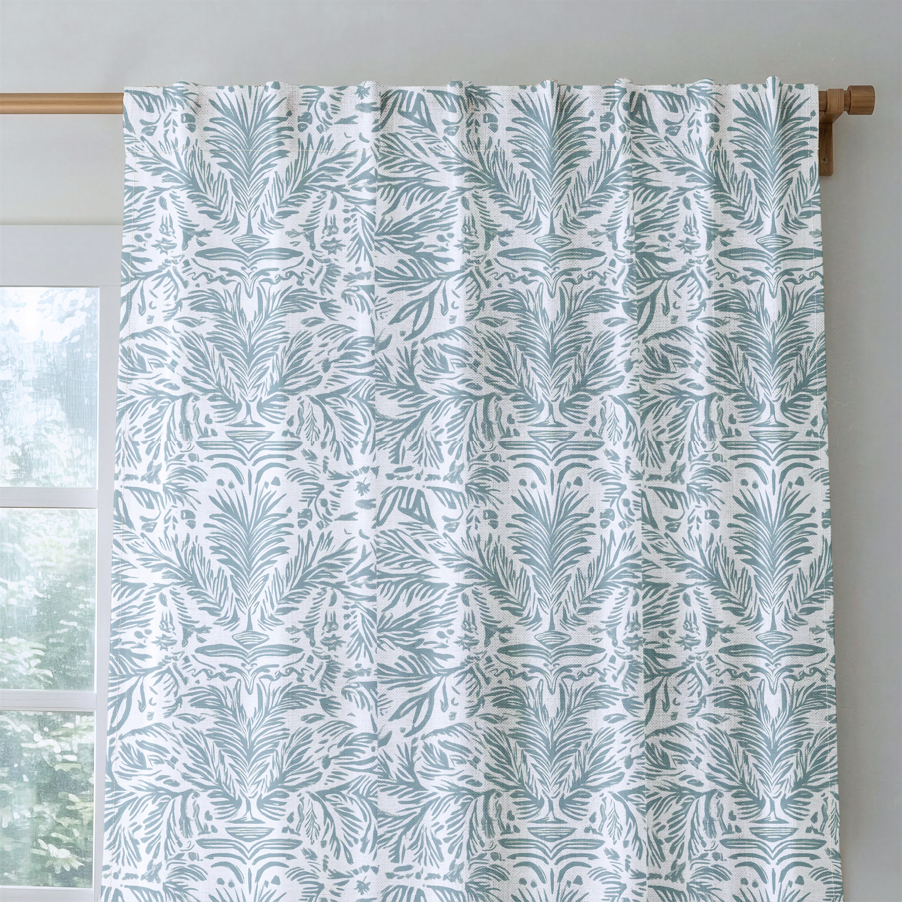 Miss Magnolia Blue - Drapery — rod