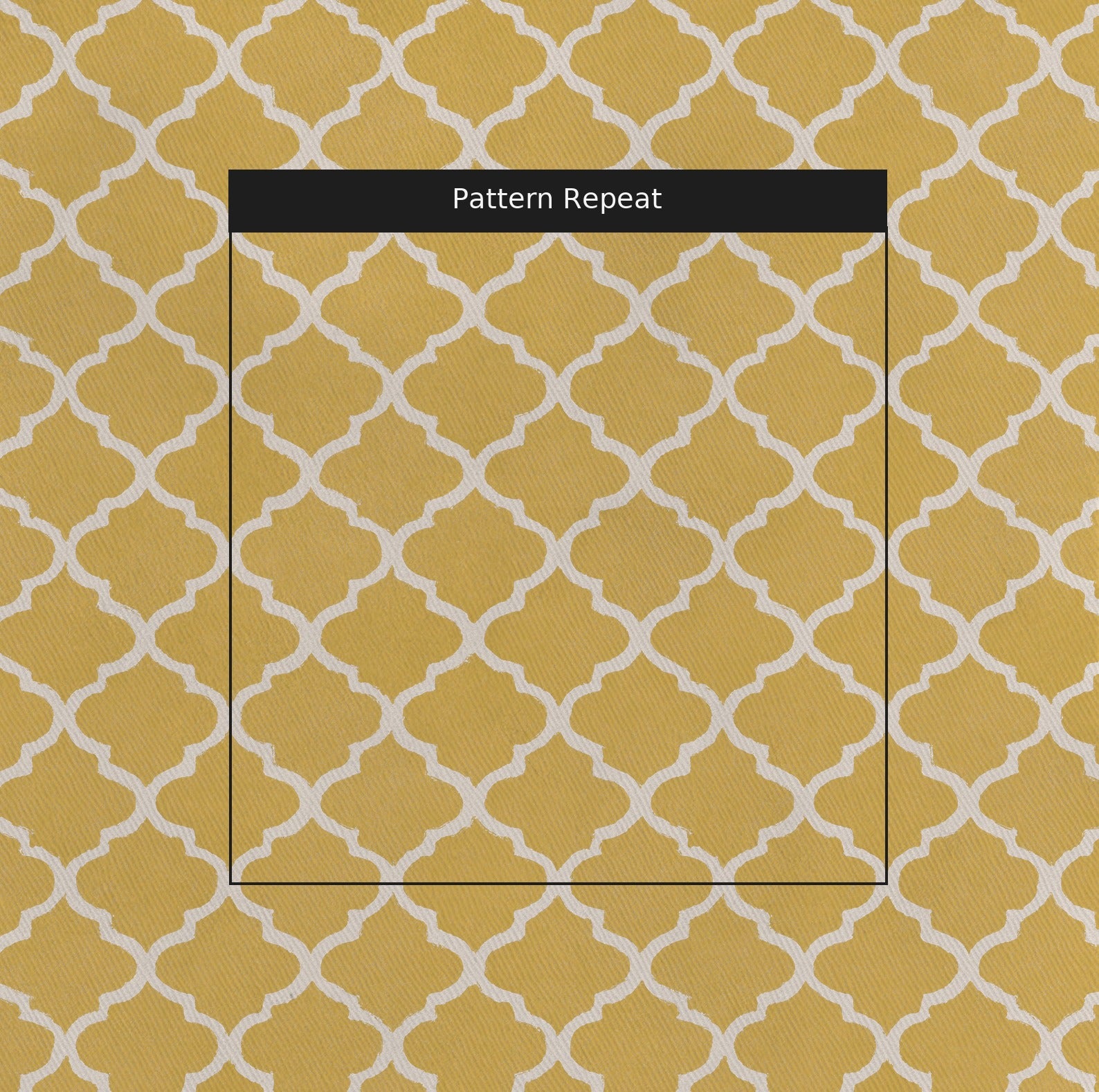 Honey Lattice Fabric by the Yard — pattern repeat