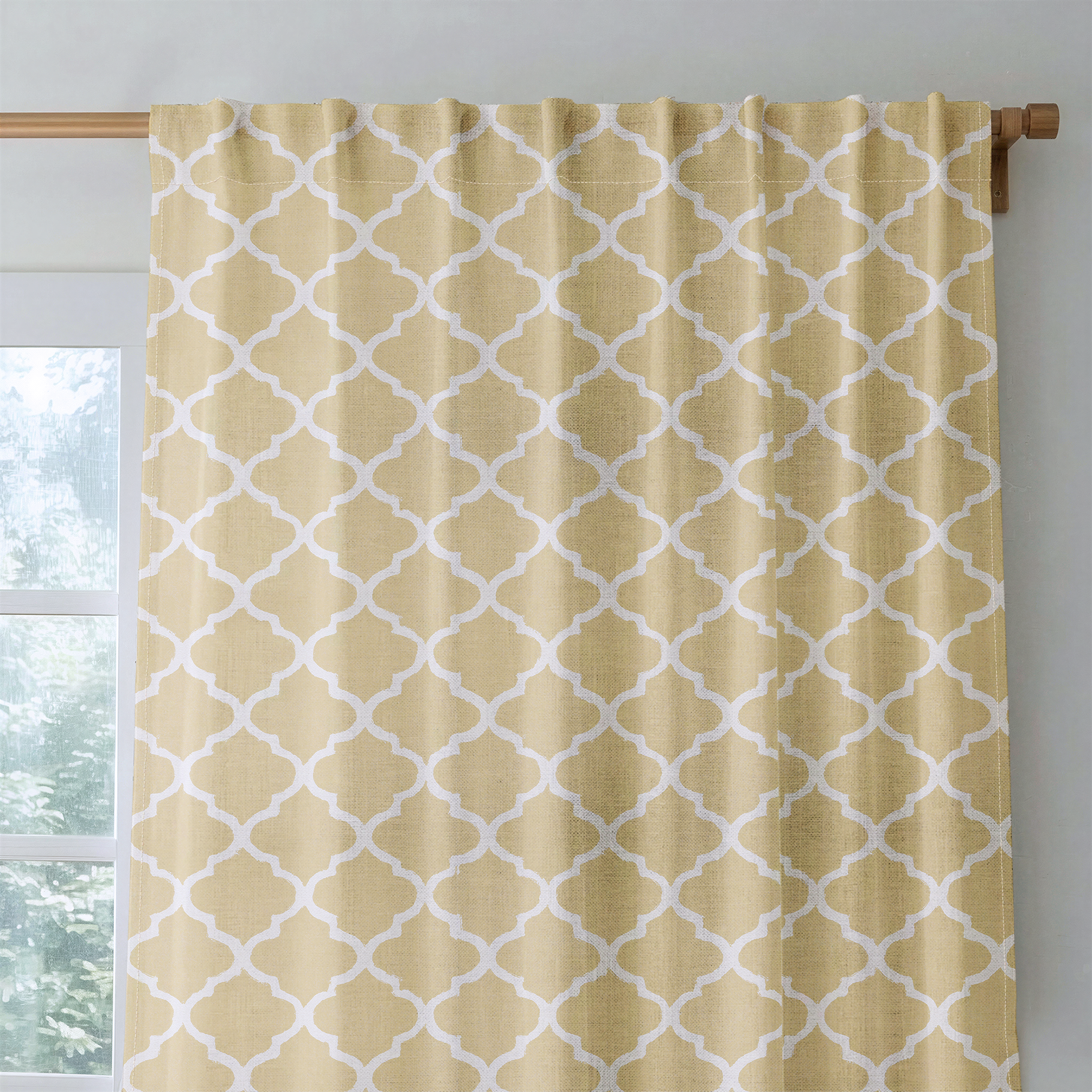 Honey Lattice - Drapery — rod