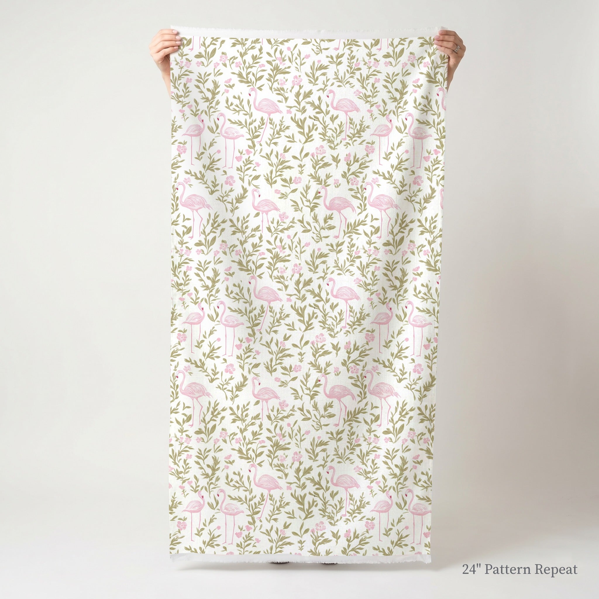 Flora Flamingo Fabric by the Yard