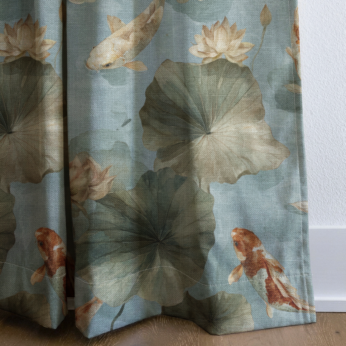River Dance - Drapery — corner closeup