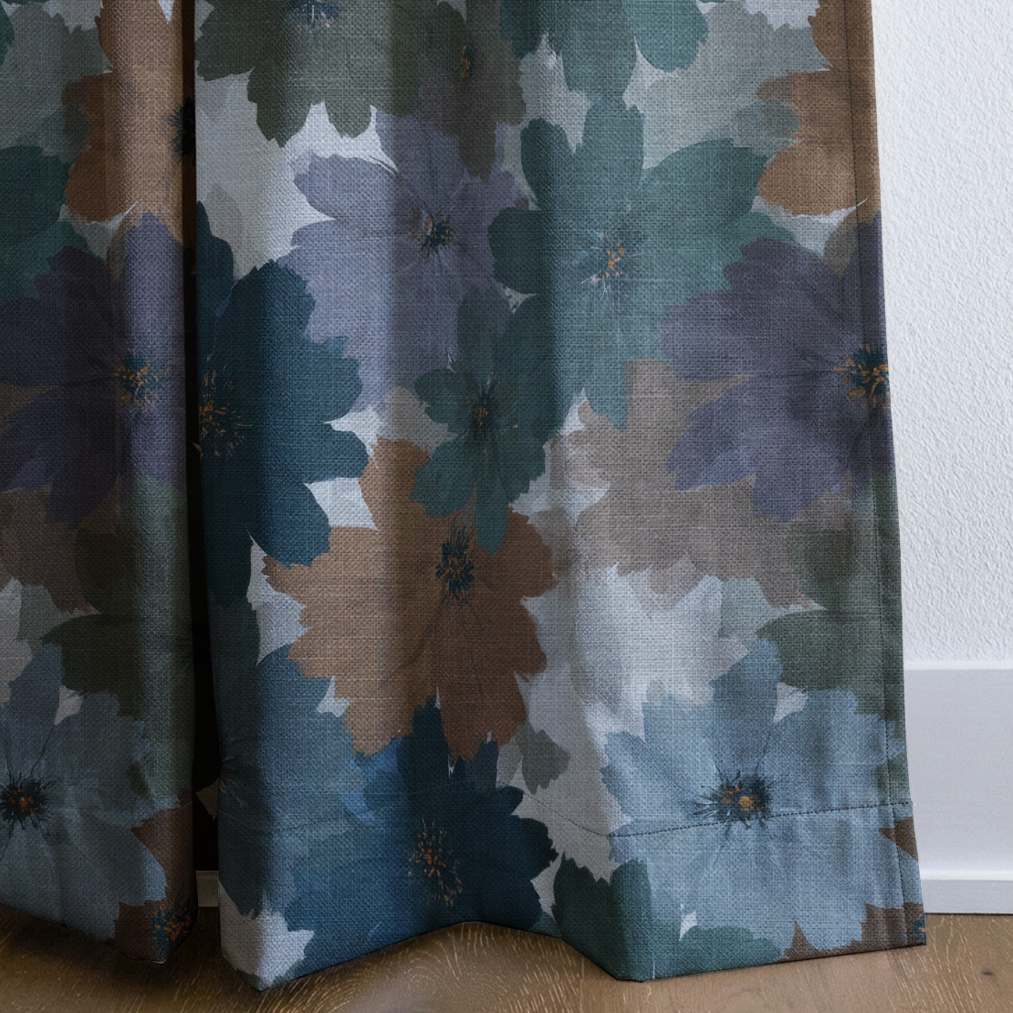Twilight Petals - Drapery — corner closeup