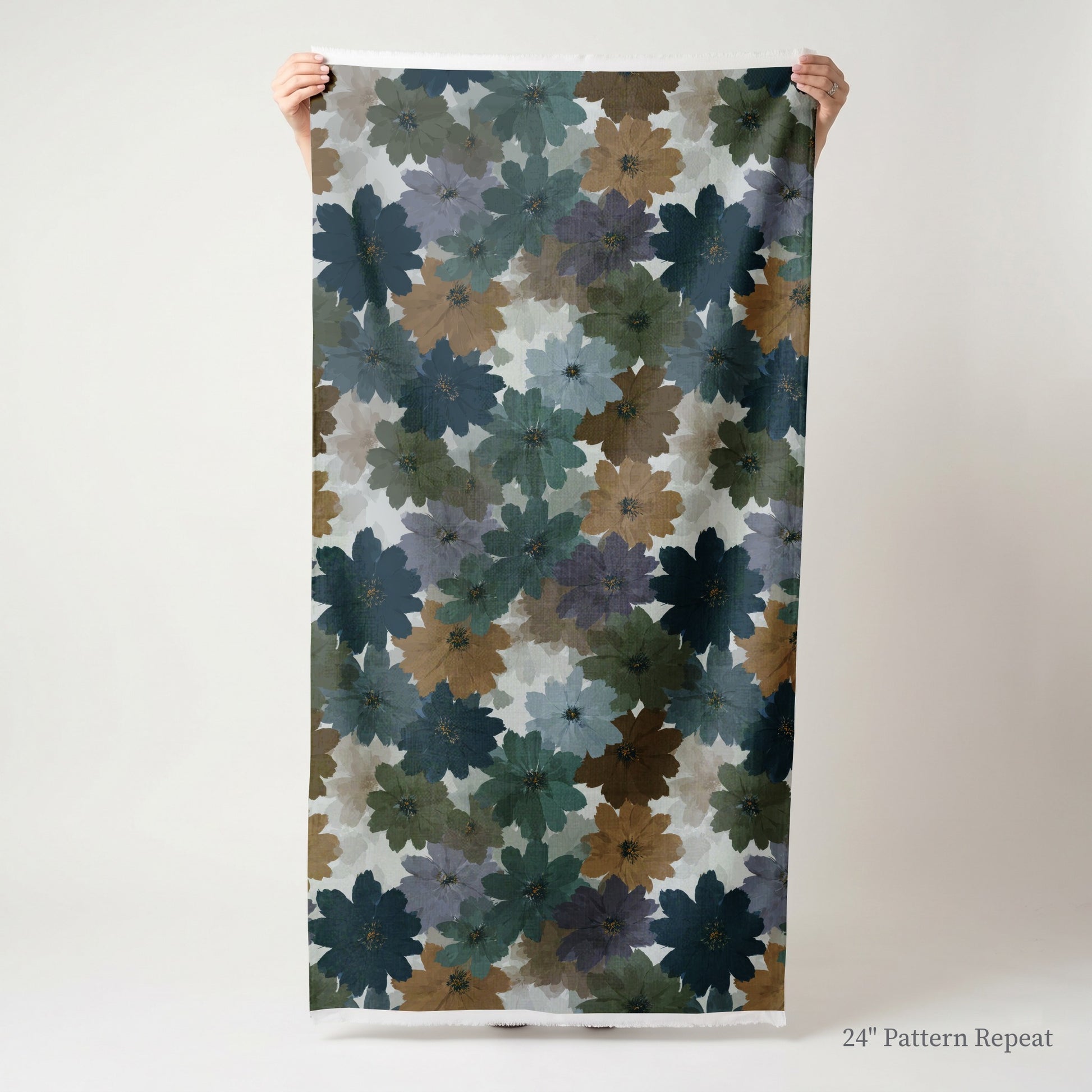 Twilight Petals Fabric by the Yard