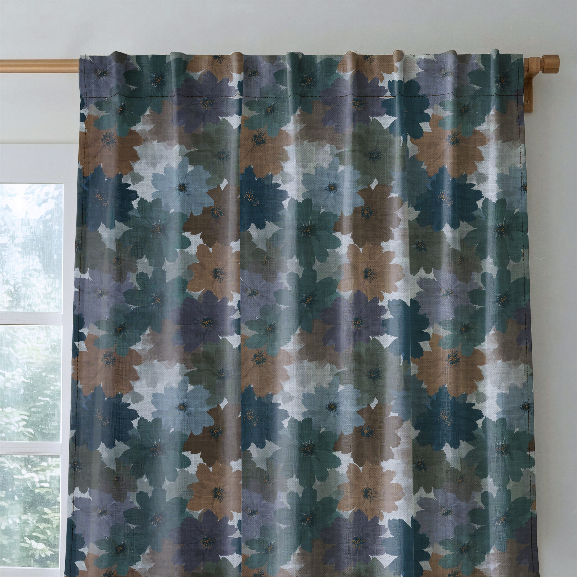 Twilight Petals - Drapery — rod