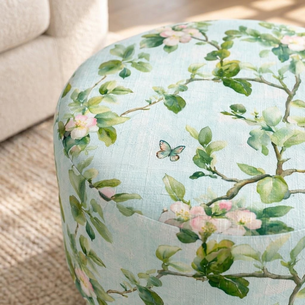 The Adelaide Ottoman in Ainsley