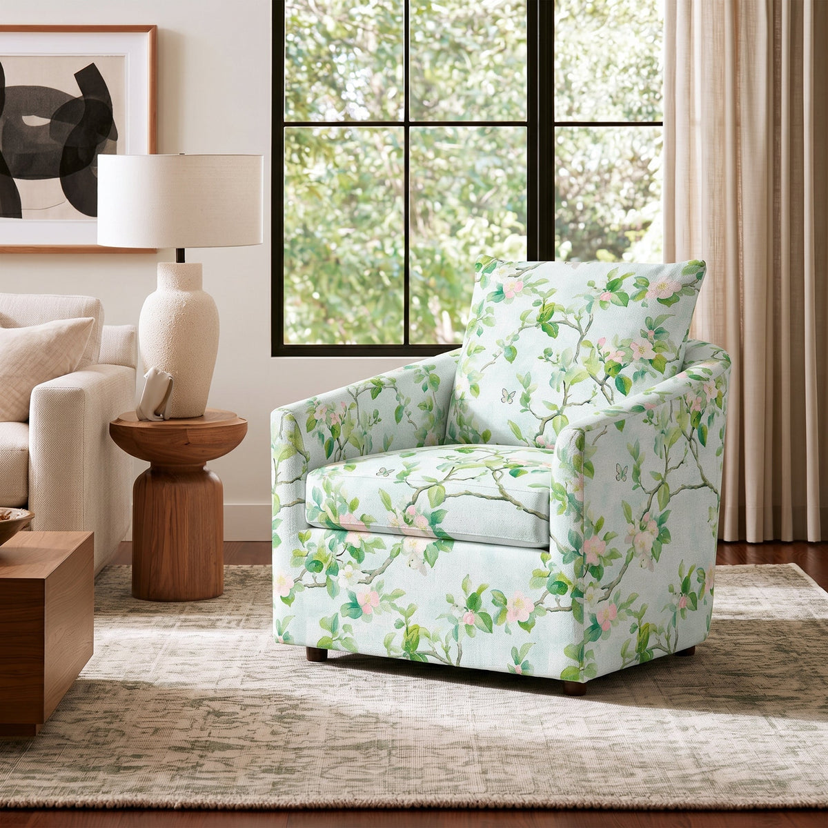 The Grace Chair in Ainsley - Lemon Park
