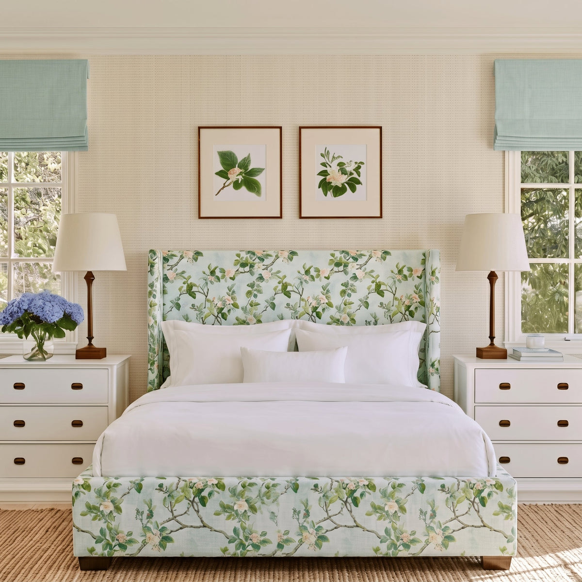 The Selene Bed in Ainsley - Lemon Park