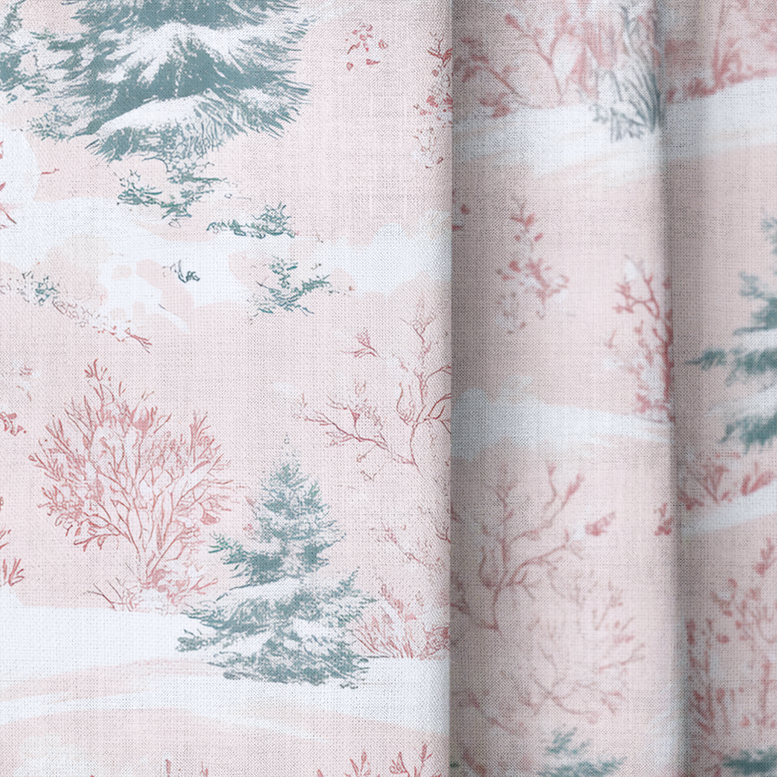 Pastel Frost Toile - Drapery — close up