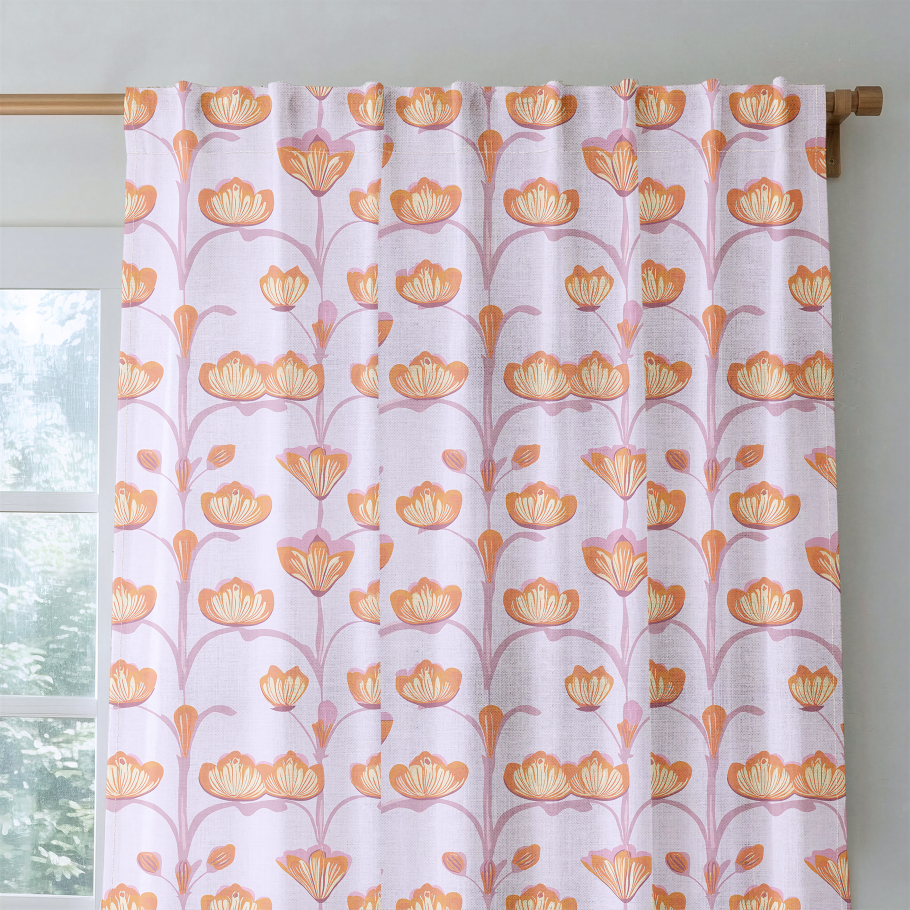 Radiant Vine - Drapery — rod