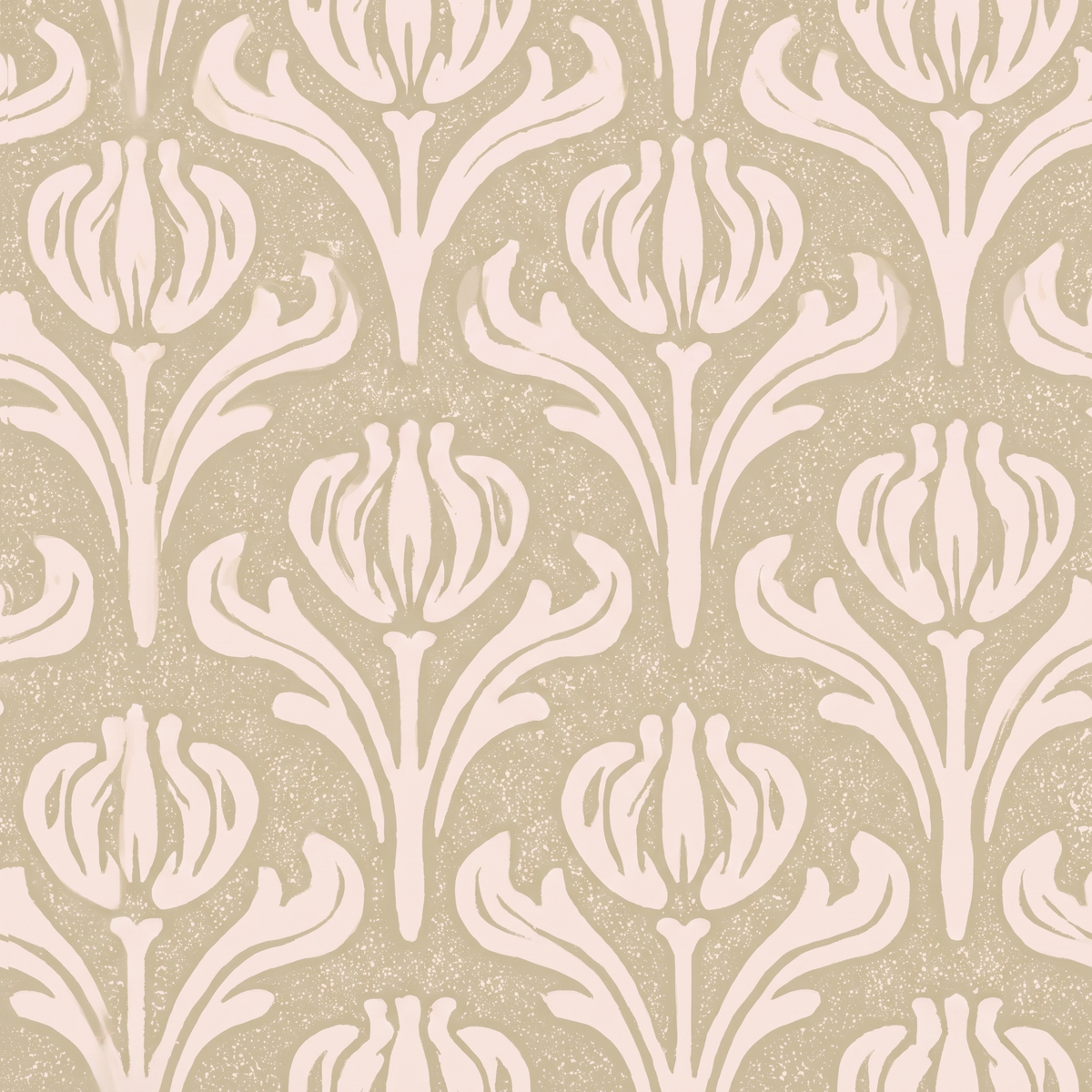 Nouveau Tulip Wallpaper