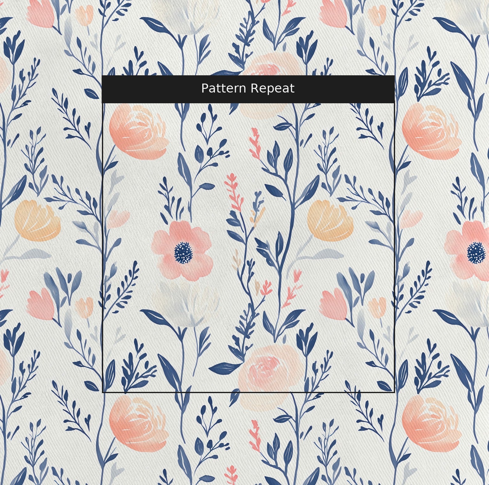 Juliana Fabric by the Yard — pattern repeat