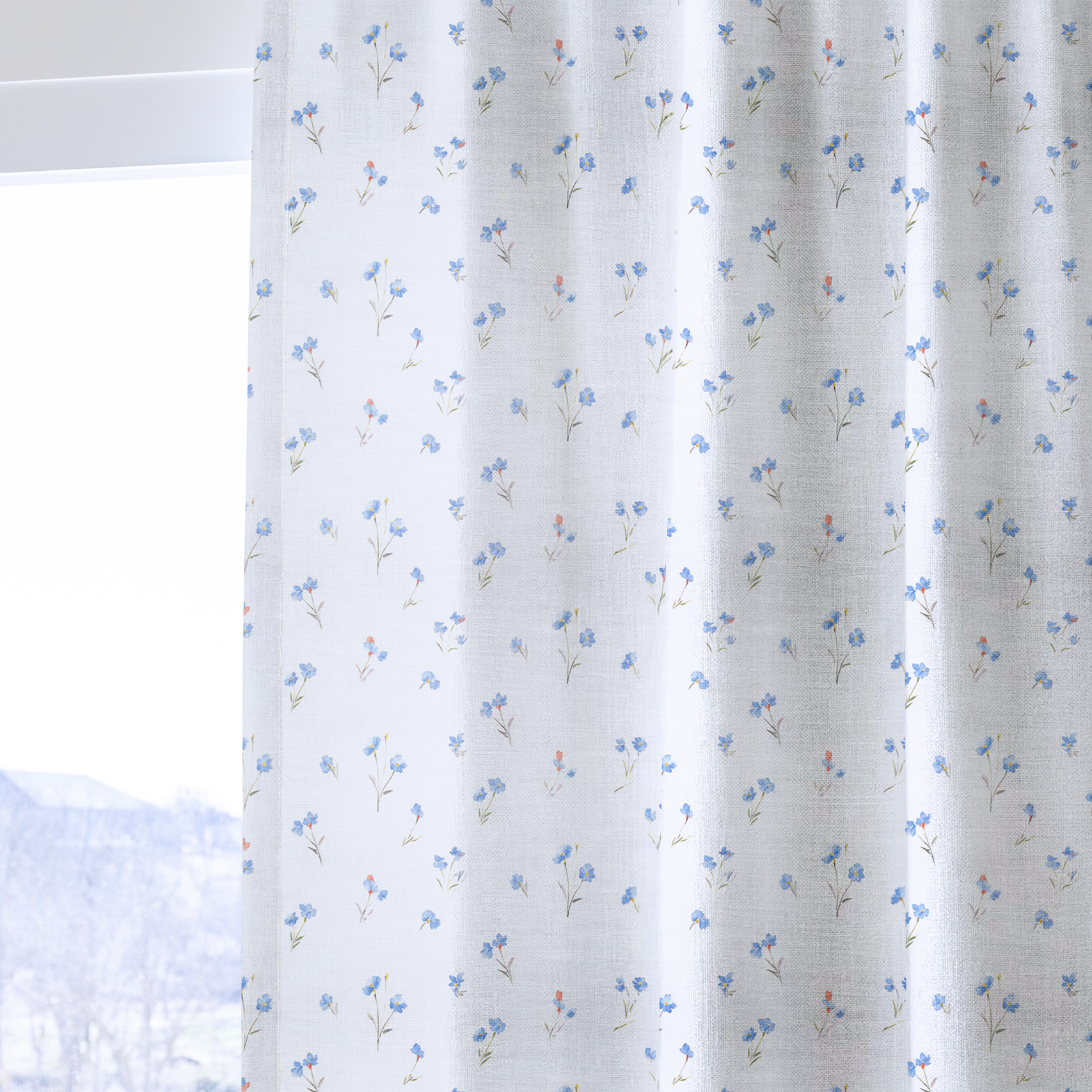 Bluebird - Drapery — one panel