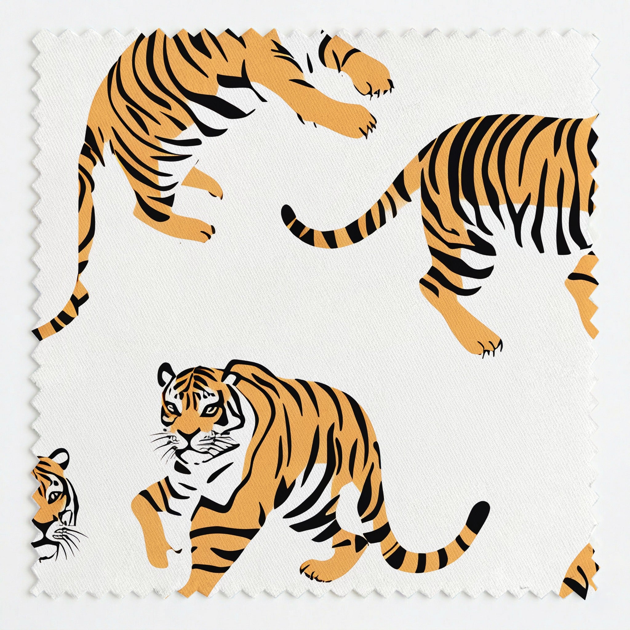 Timeless Tiger Fabric by the Yard