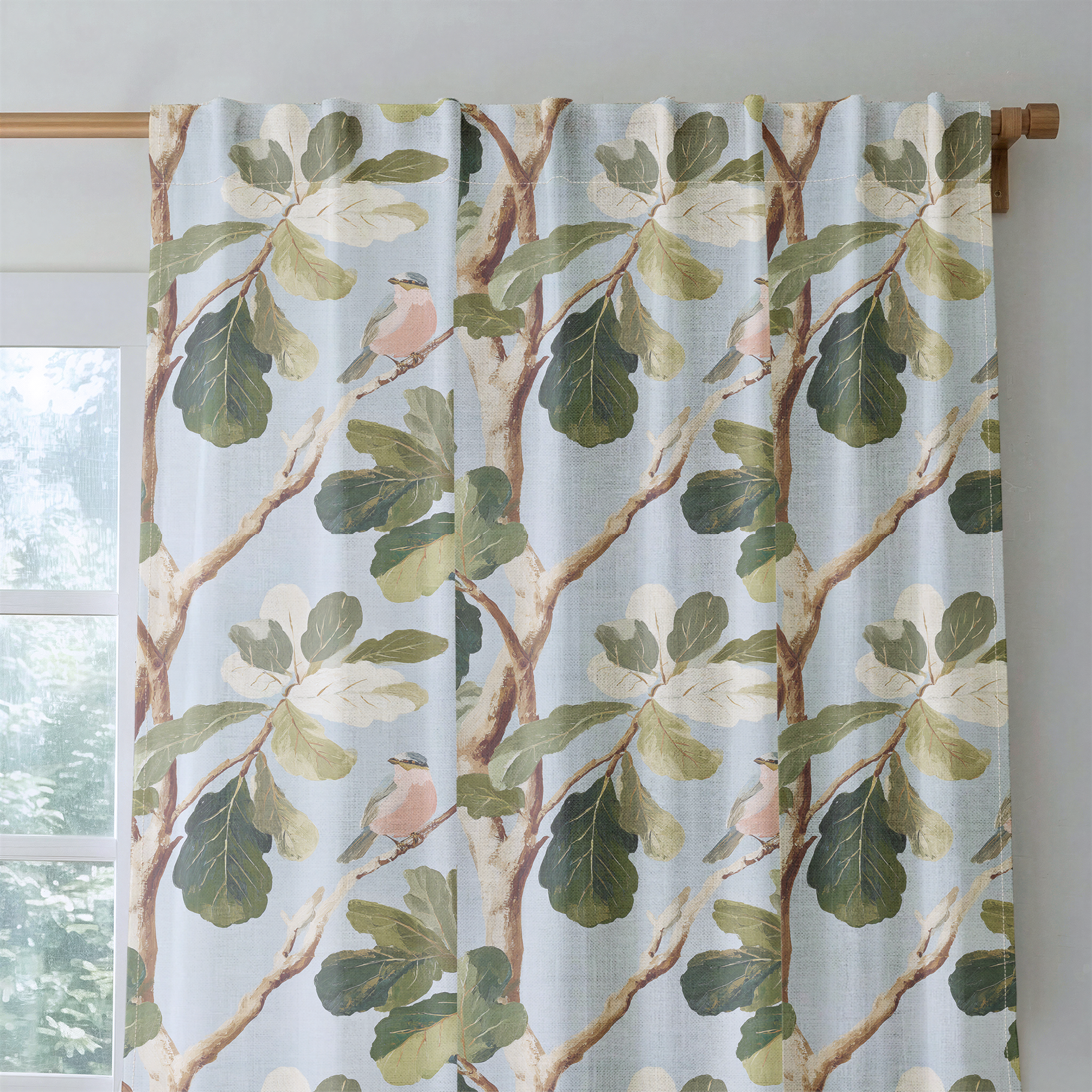 Arden's Birds - Drapery — rod