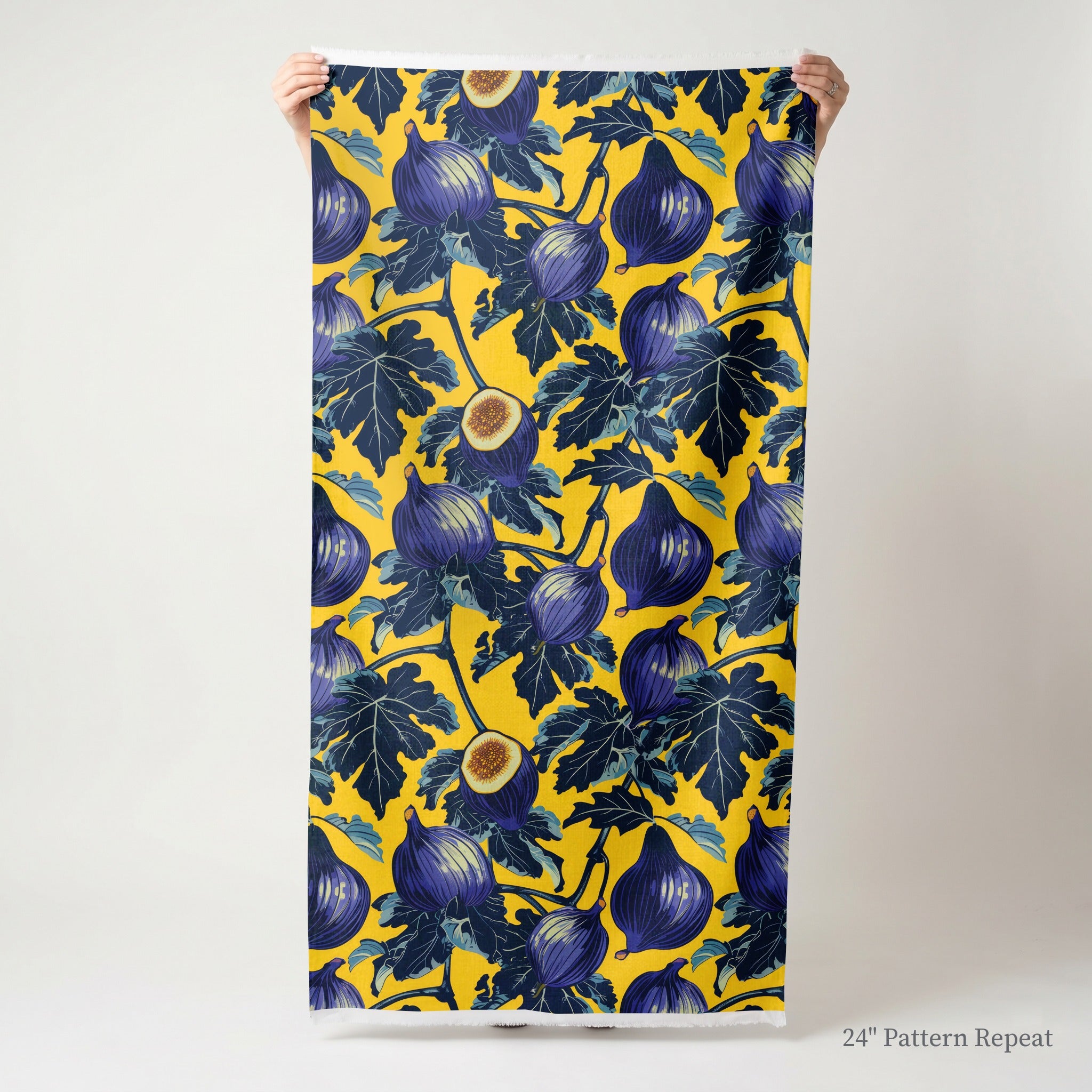 Fig Fantasy Fabric by the Yard