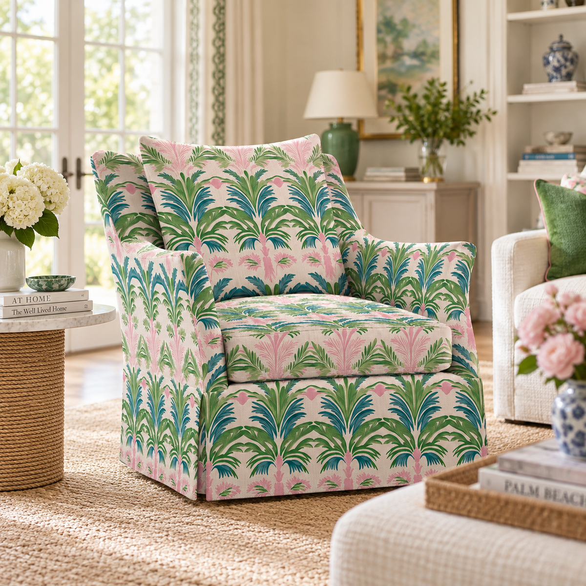 The Eleanor Chair in Bellagio Blush