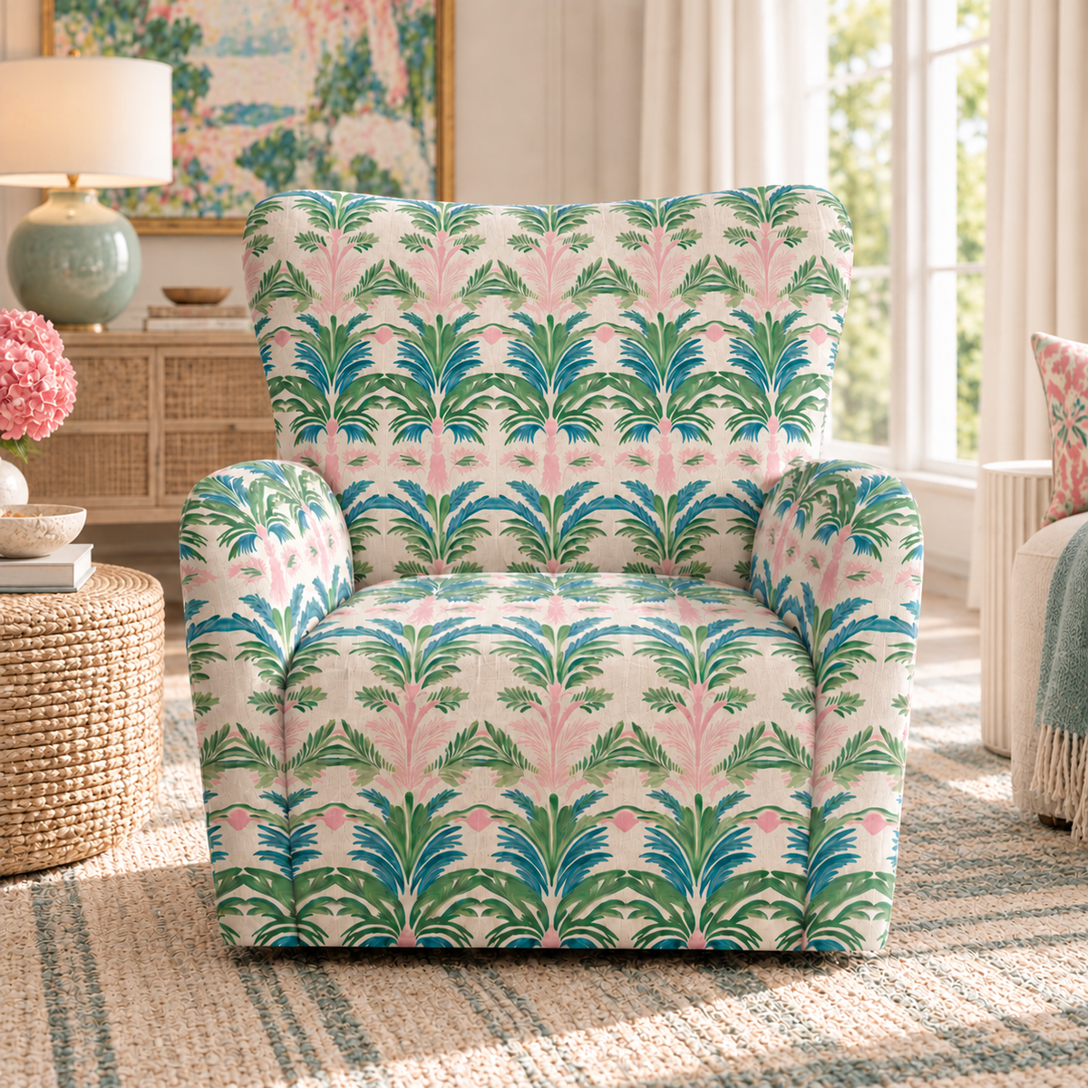The Winston Chair in Bellagio Blush