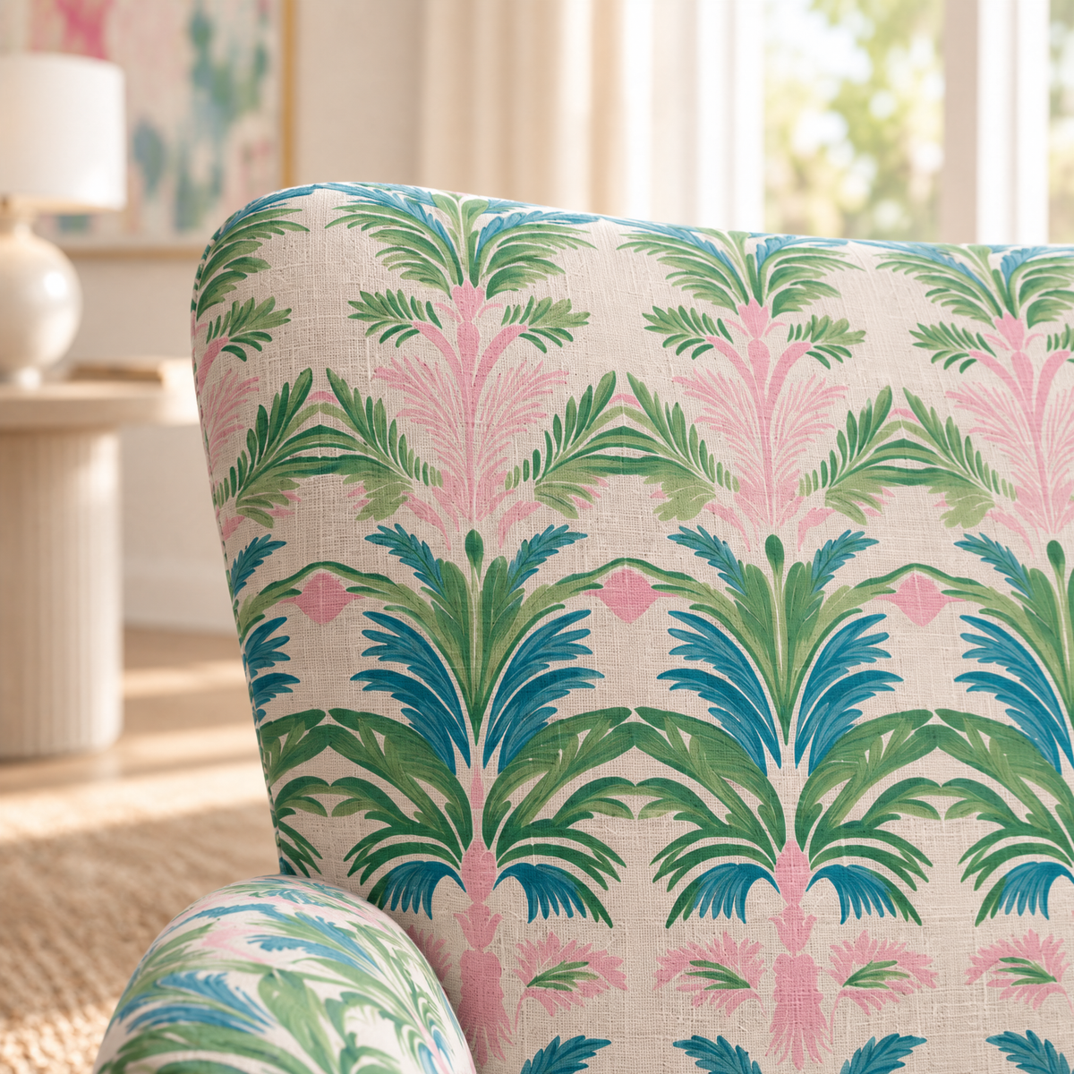 The Winston Chair in Bellagio Blush