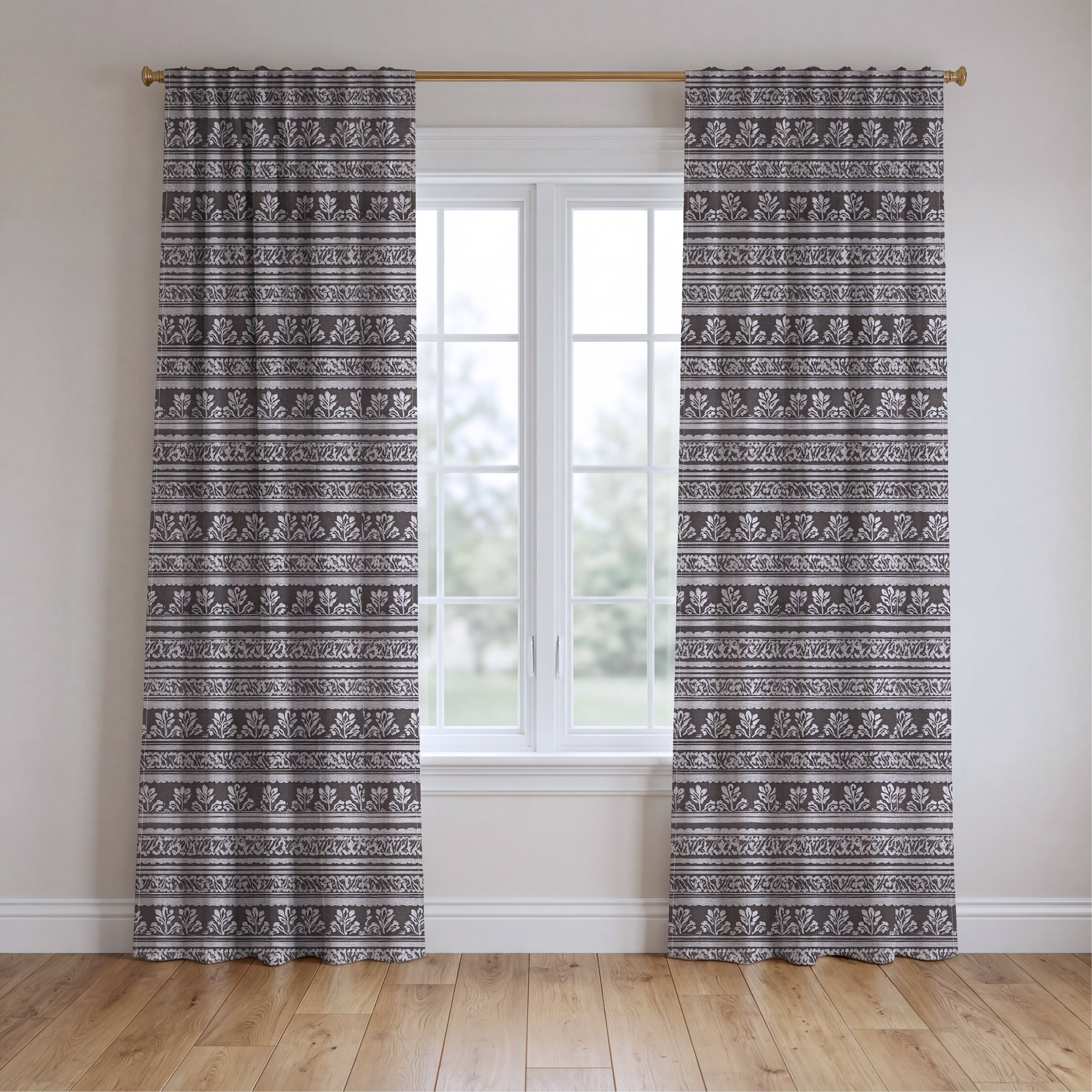 Velvet Petal - Drapery — two panels