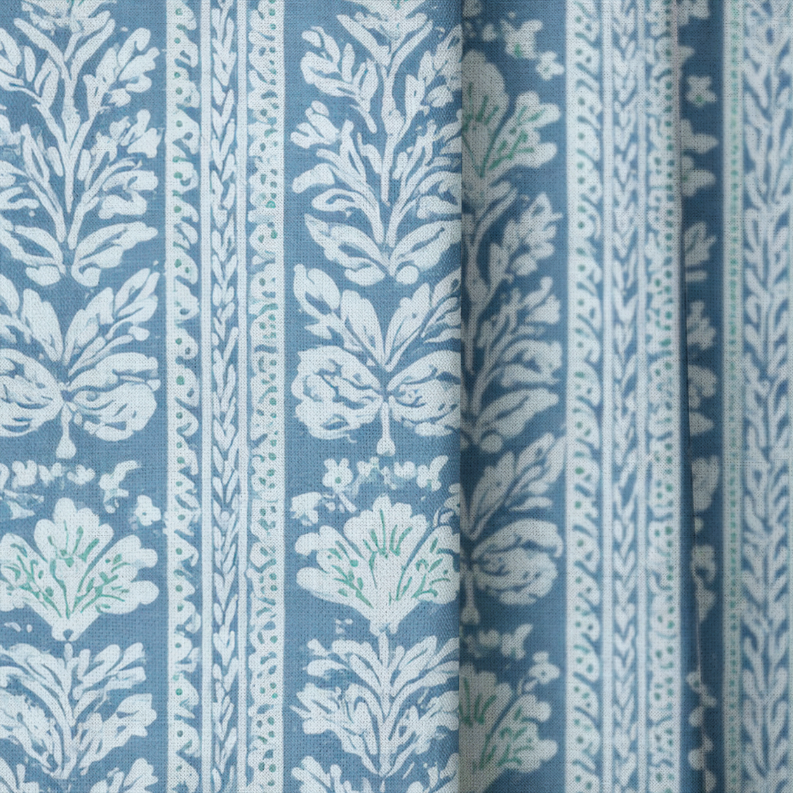 Blue Parlour - Drapery — close up