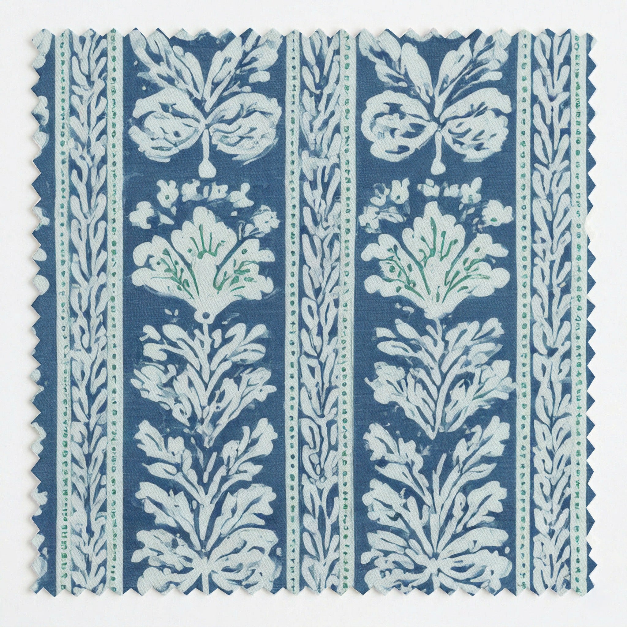 Blue Parlour Fabric by the Yard