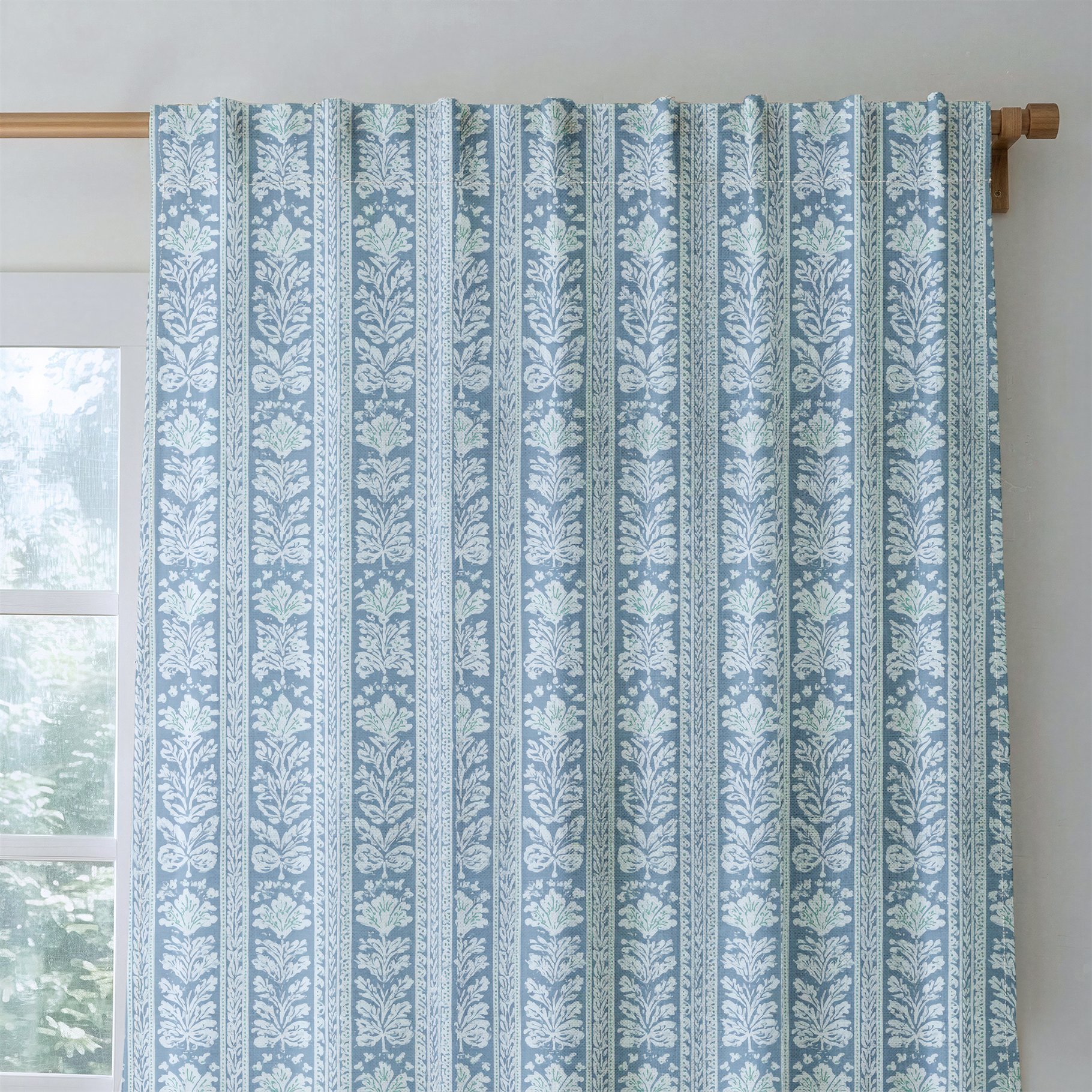 Blue Parlour - Drapery — rod