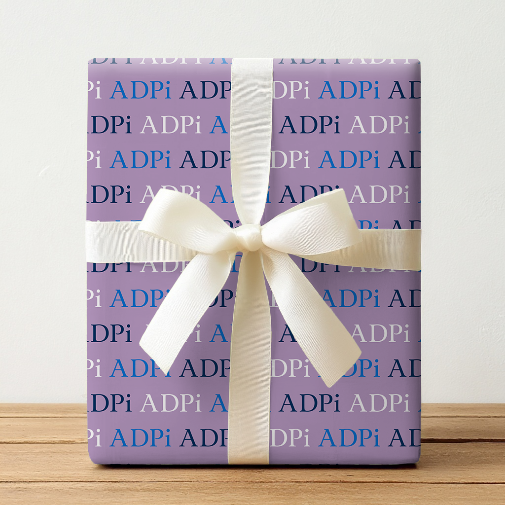 ADPi Letter Loop - Wrapping Paper