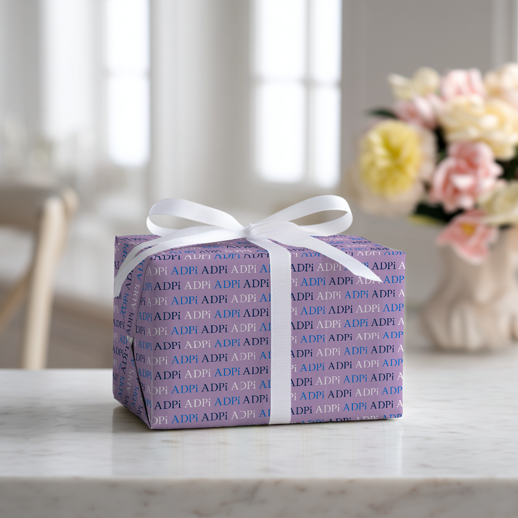 ADPi Letter Loop - Wrapping Paper