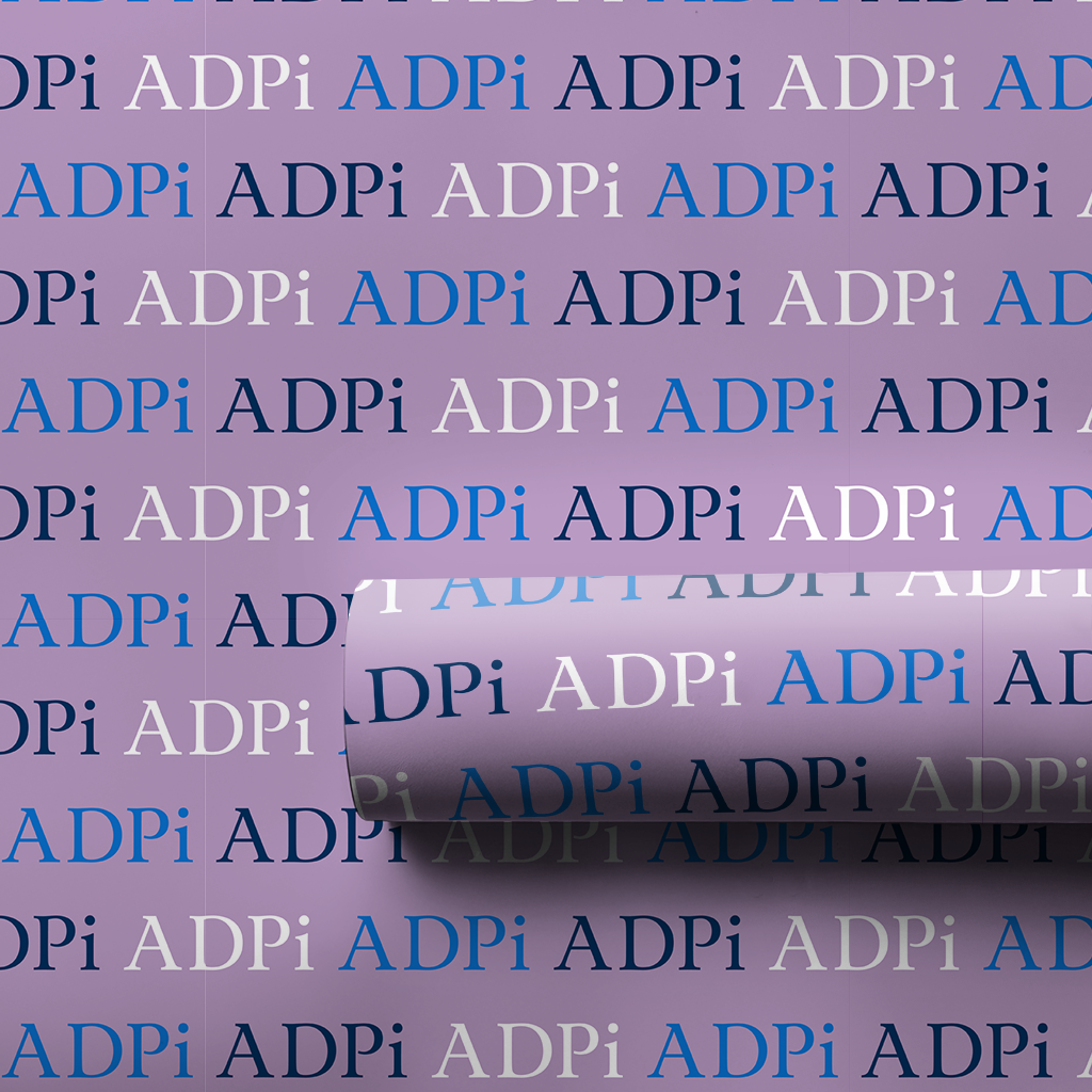 ADPi Letter Loop - Wrapping Paper
