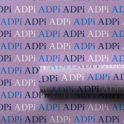 ADPi Letter Loop - Wrapping Paper
