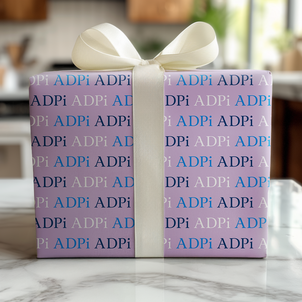ADPi Letter Loop - Wrapping Paper