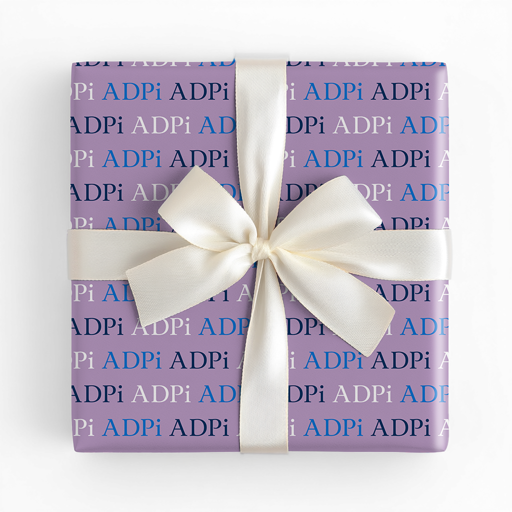 ADPi Letter Loop - Wrapping Paper