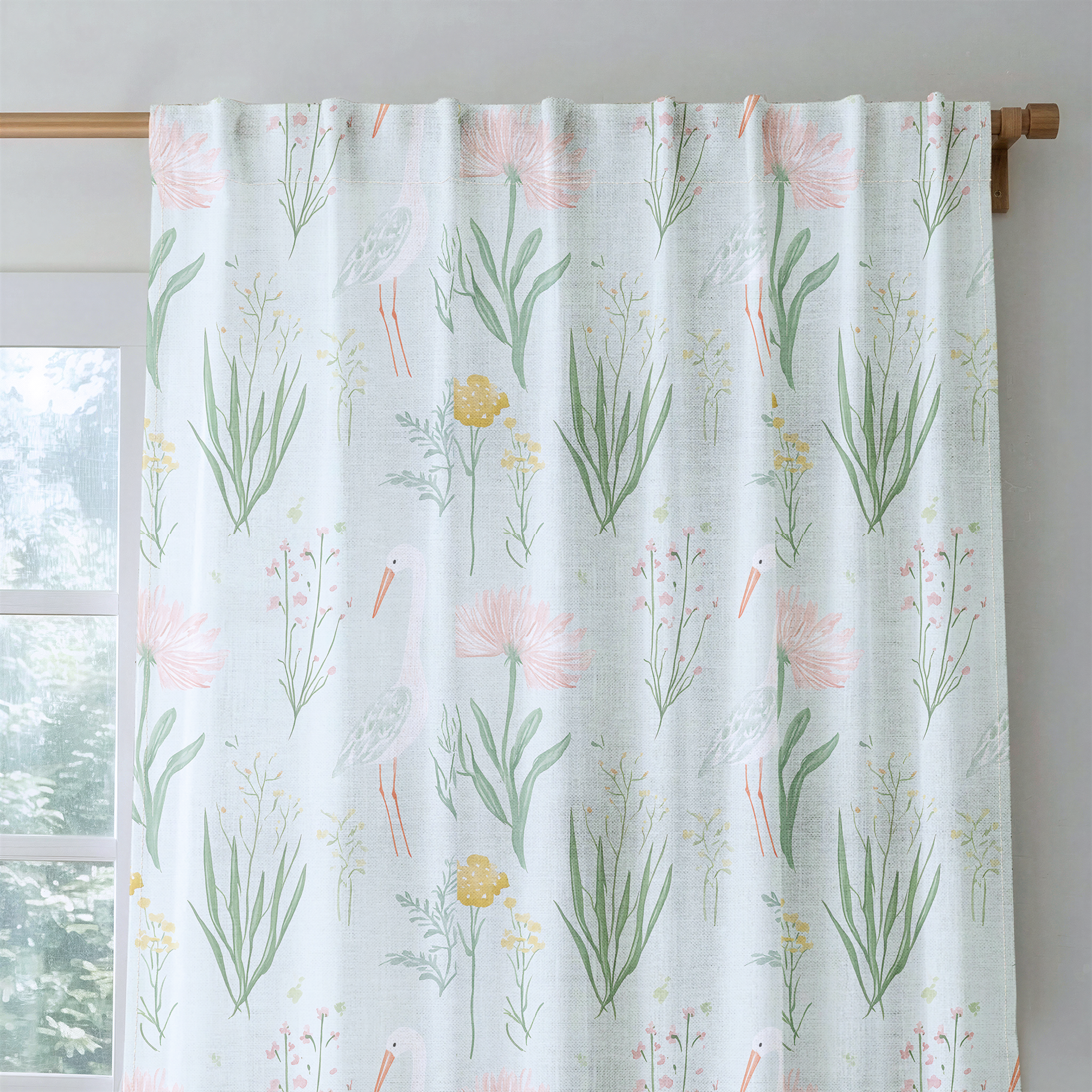 Willow Wading - Drapery — rod
