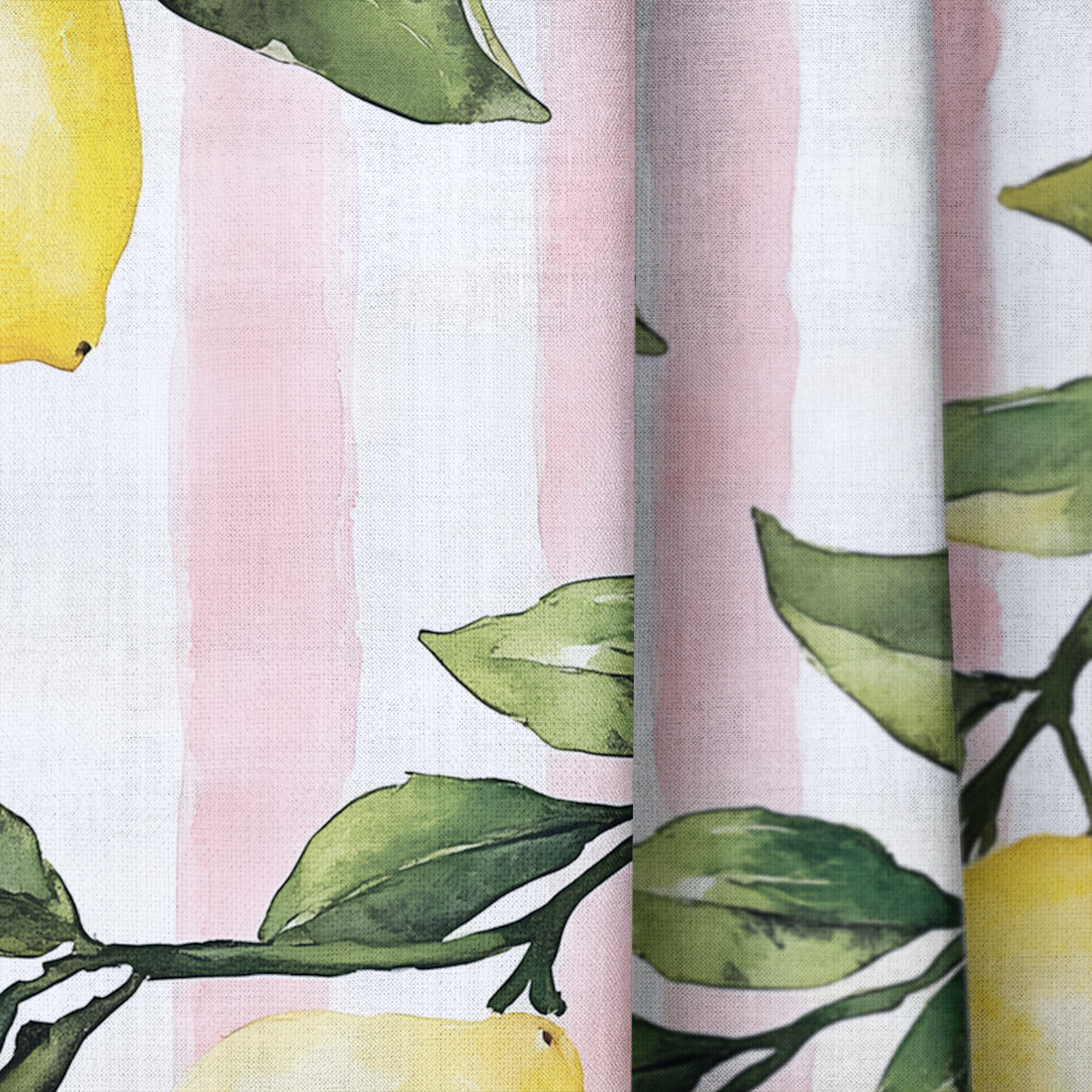 Pink Lemonade - Drapery — close up