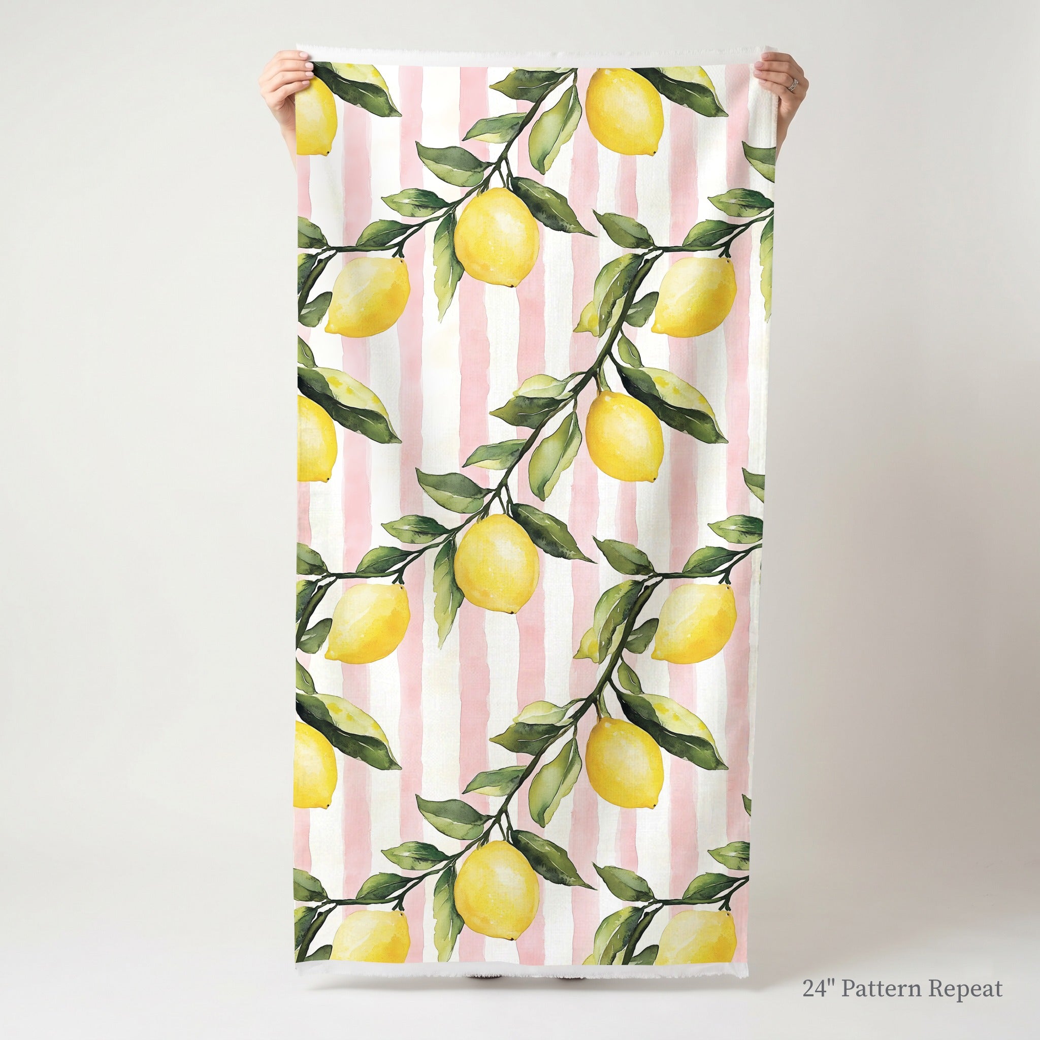 Pink Lemonade Fabric by the Yard