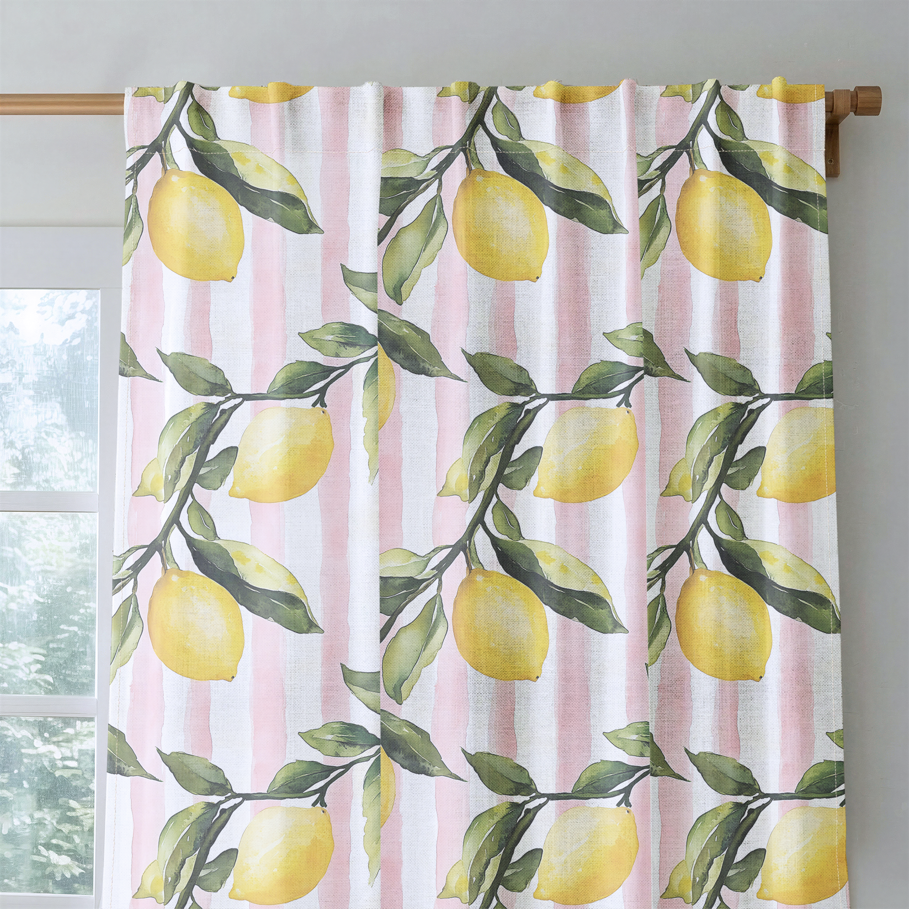 Pink Lemonade - Drapery — rod