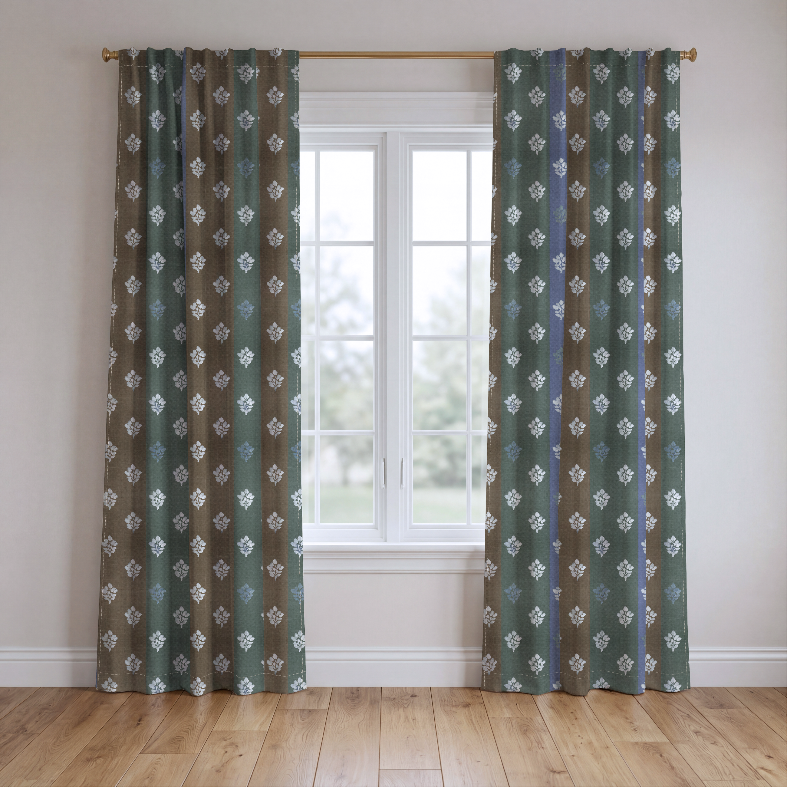 Parker - Drapery — two panels