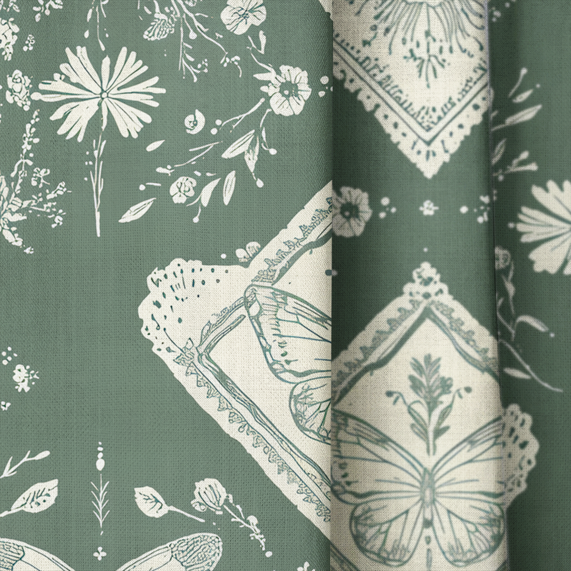 Audrey - Drapery — close up