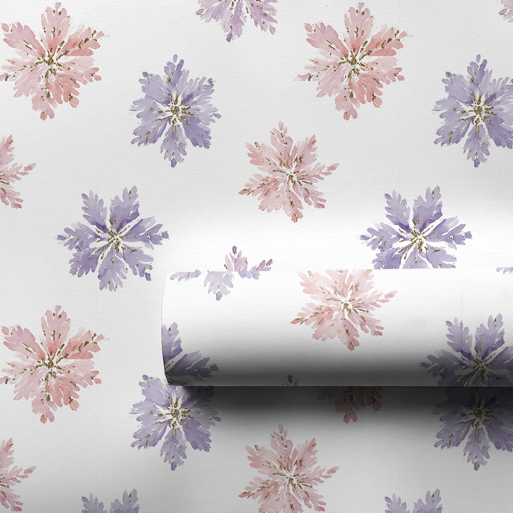 Crystal Snowfall - Wrapping Paper