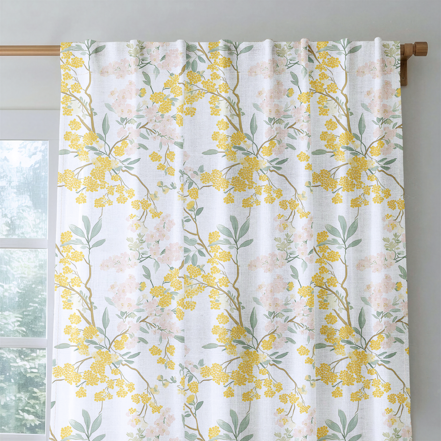 Mimosa Melody - Drapery — rod