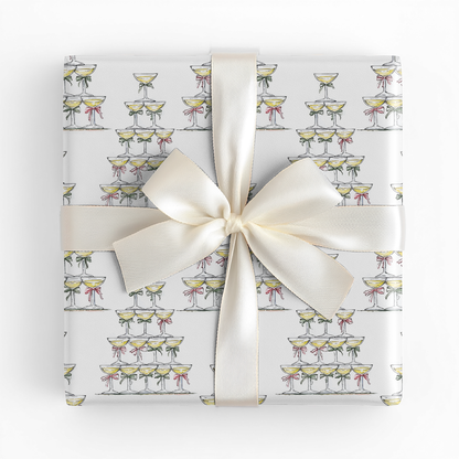 Champagne Christmas - Wrapping Paper